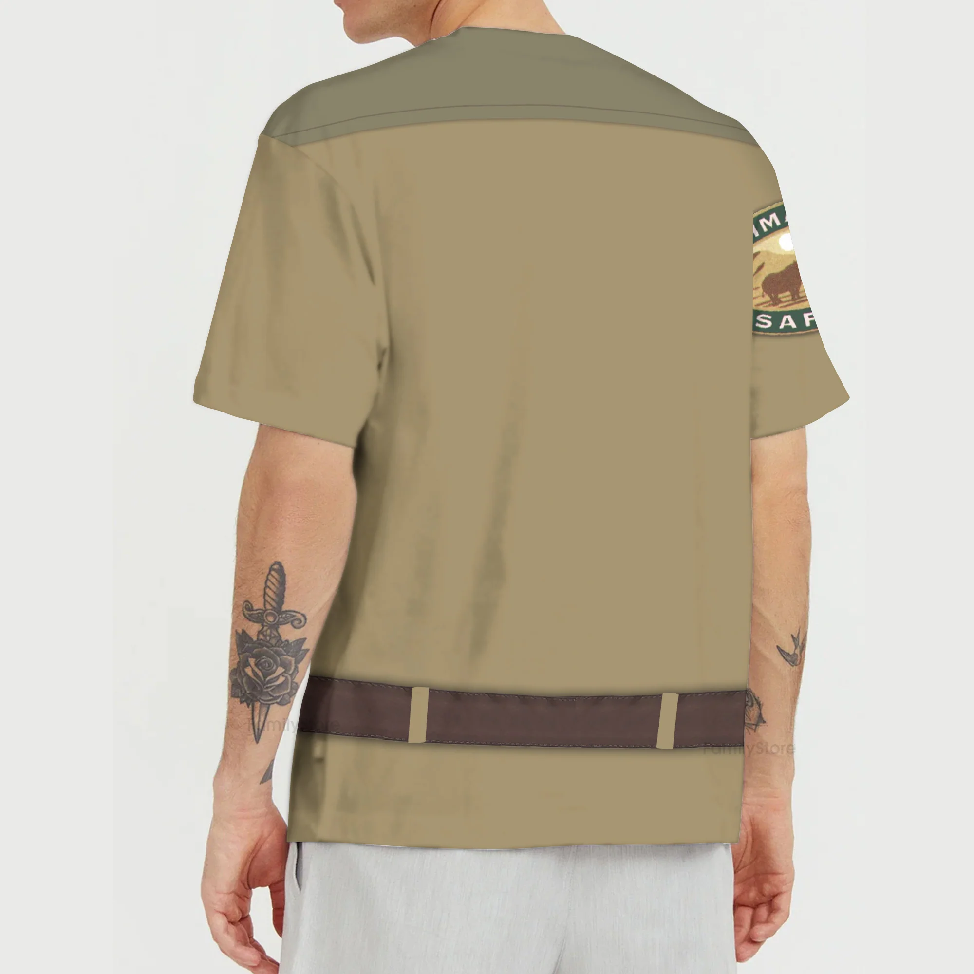 Kilimanjaro Safaris Disney Cast Member Cosplay Costume T-Shirt - Image 2