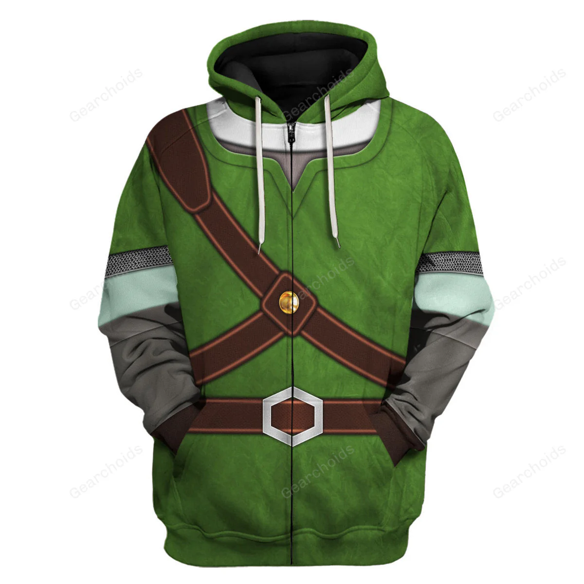 Knights Of Skyloft Green Hoodie Sweatshirt Sweatpants ZDHS10 - Image 3
