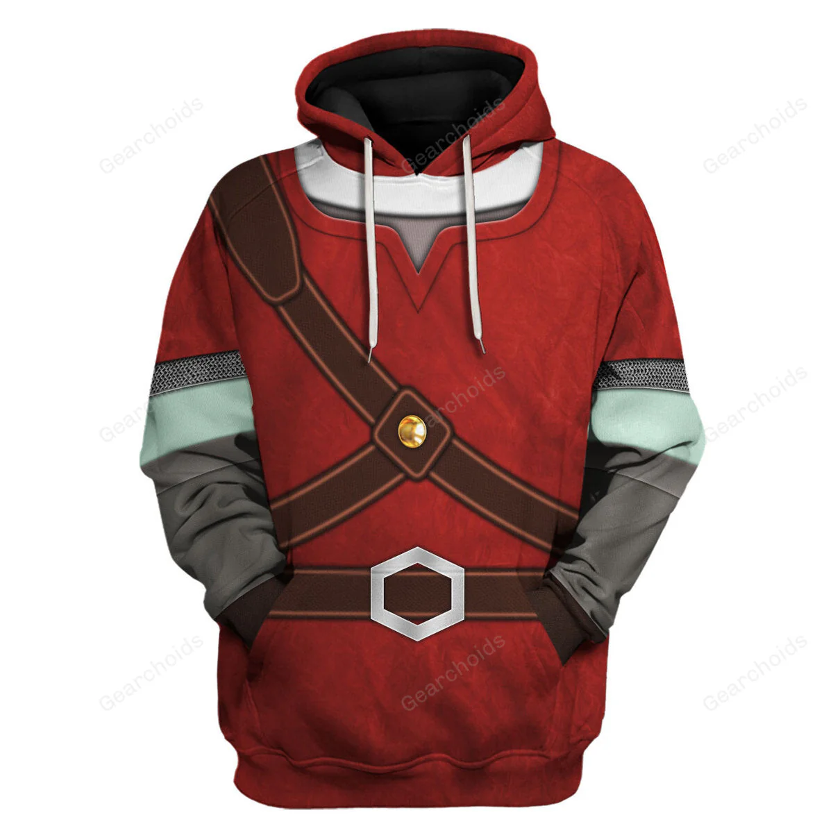 Knights Of Skyloft Red Hoodie Sweatshirt Sweatpants ZDHS52 - Image 2