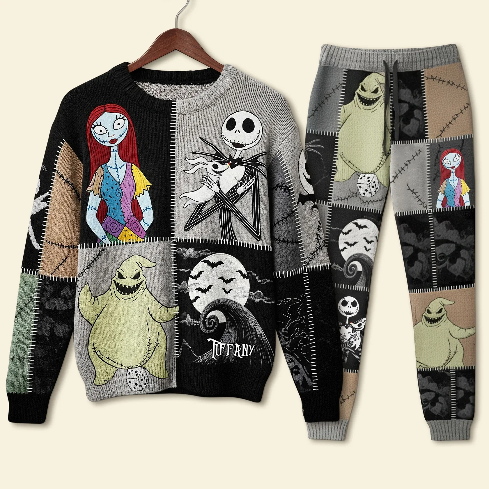 Kooky Town - Personalized Pajama Set - Gifts For Horror Lovers NL122 - Image 4