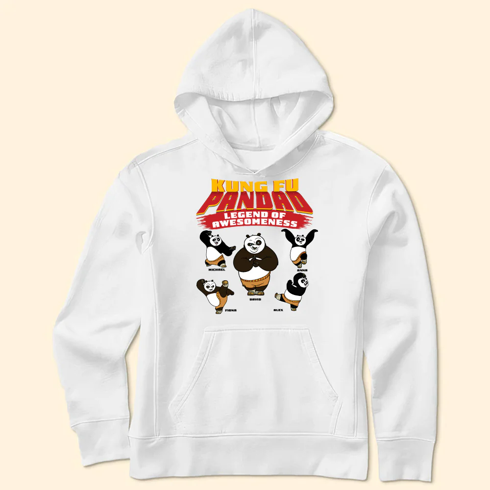 Kungfu Panda The Legend Of Awesomeness - Gift For Family, Dad And Kids - Personalized TShirt NA94 - Image 5