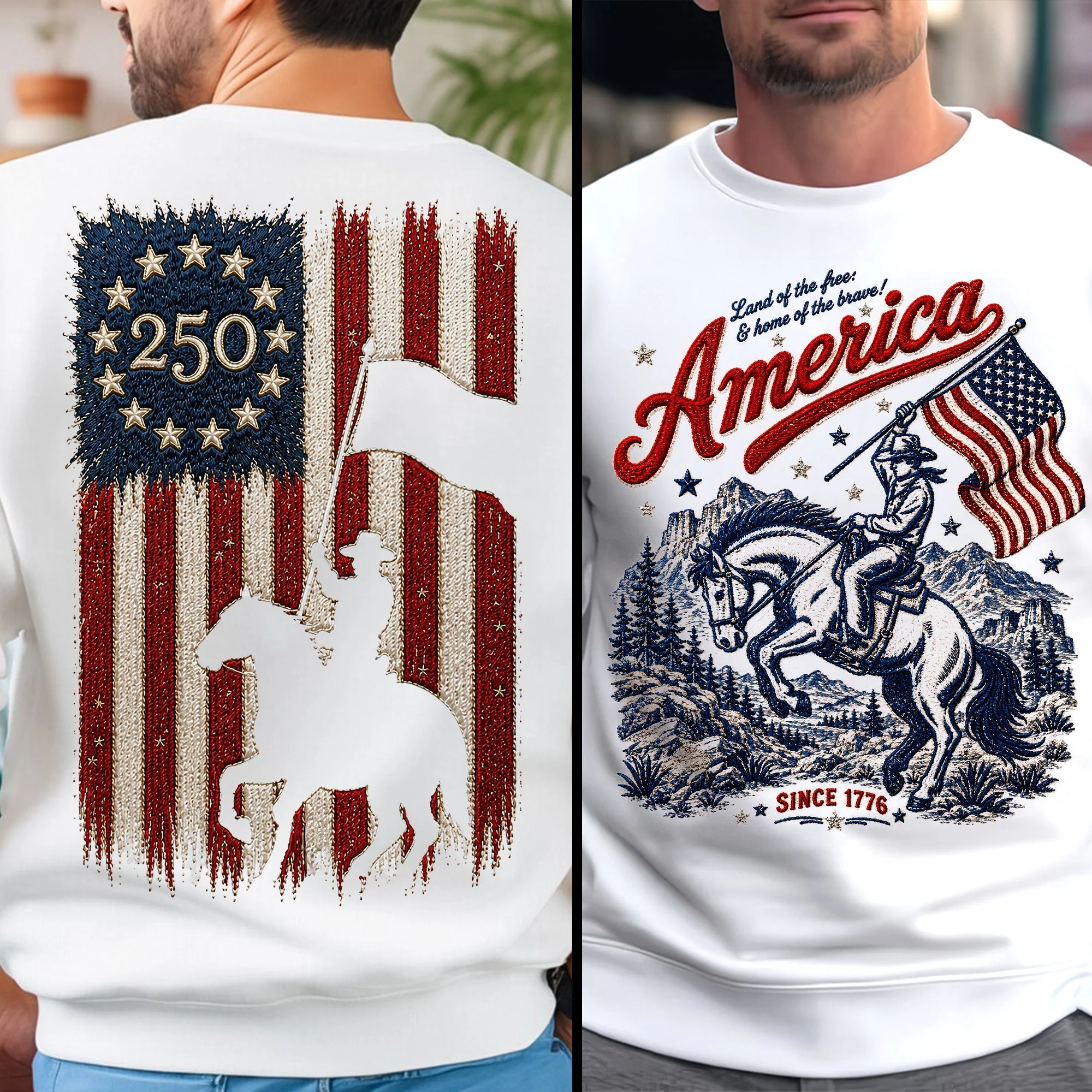 Land Of The Free - Celebrated America 250th Anniversary - Personalized Shirt - Gifts For Patriots