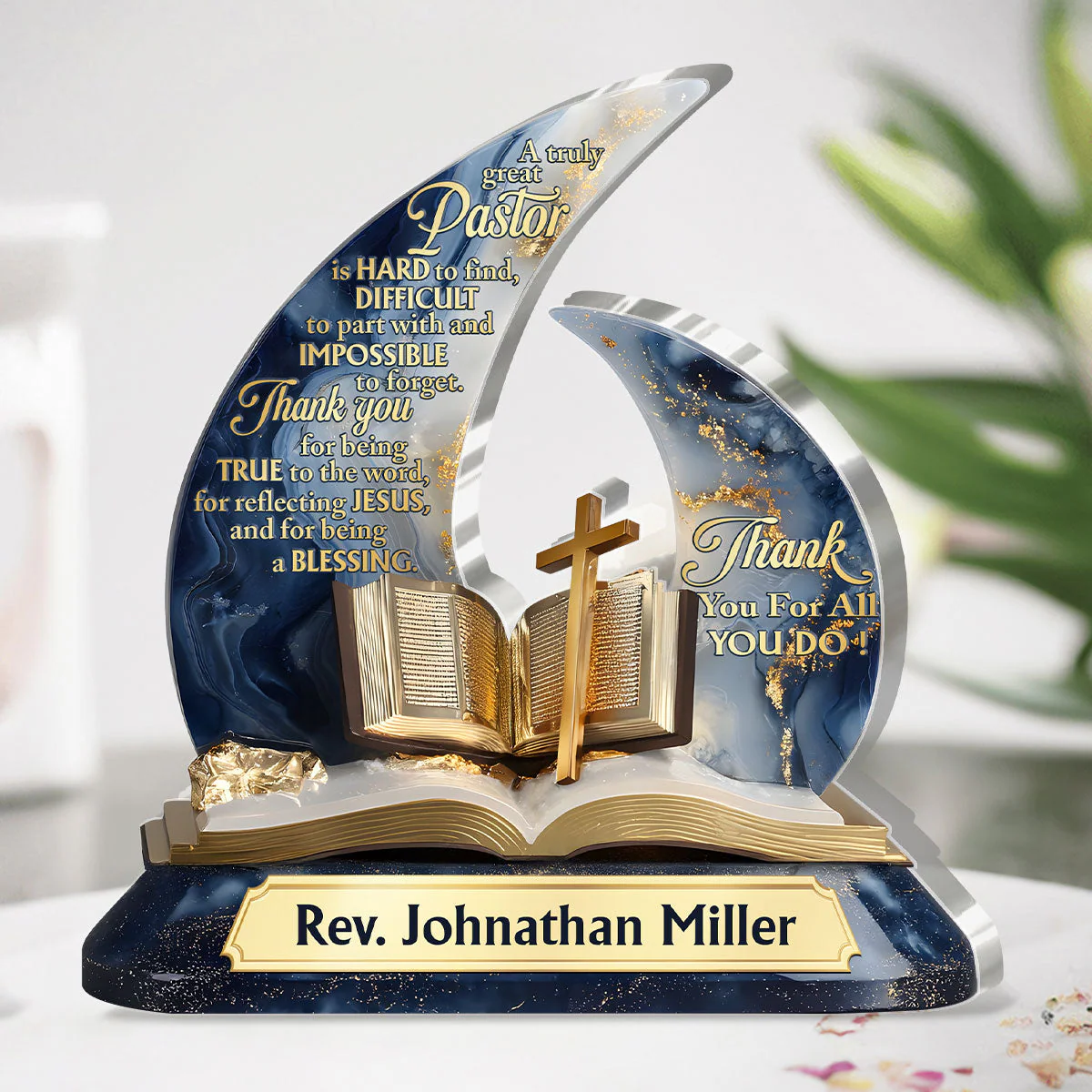 Legacy Of Faith - Personalized Acrylic Plaque TD118