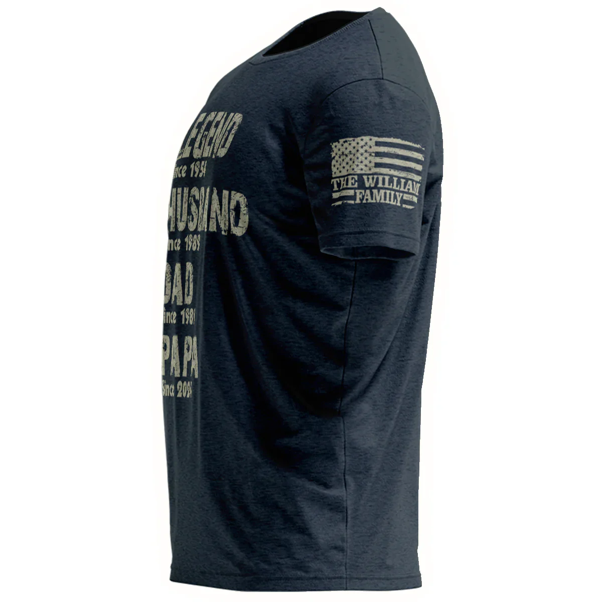Legend Husband Dad Papa - Personalized Shirt - Patriotic Gift For Dad - Image 7