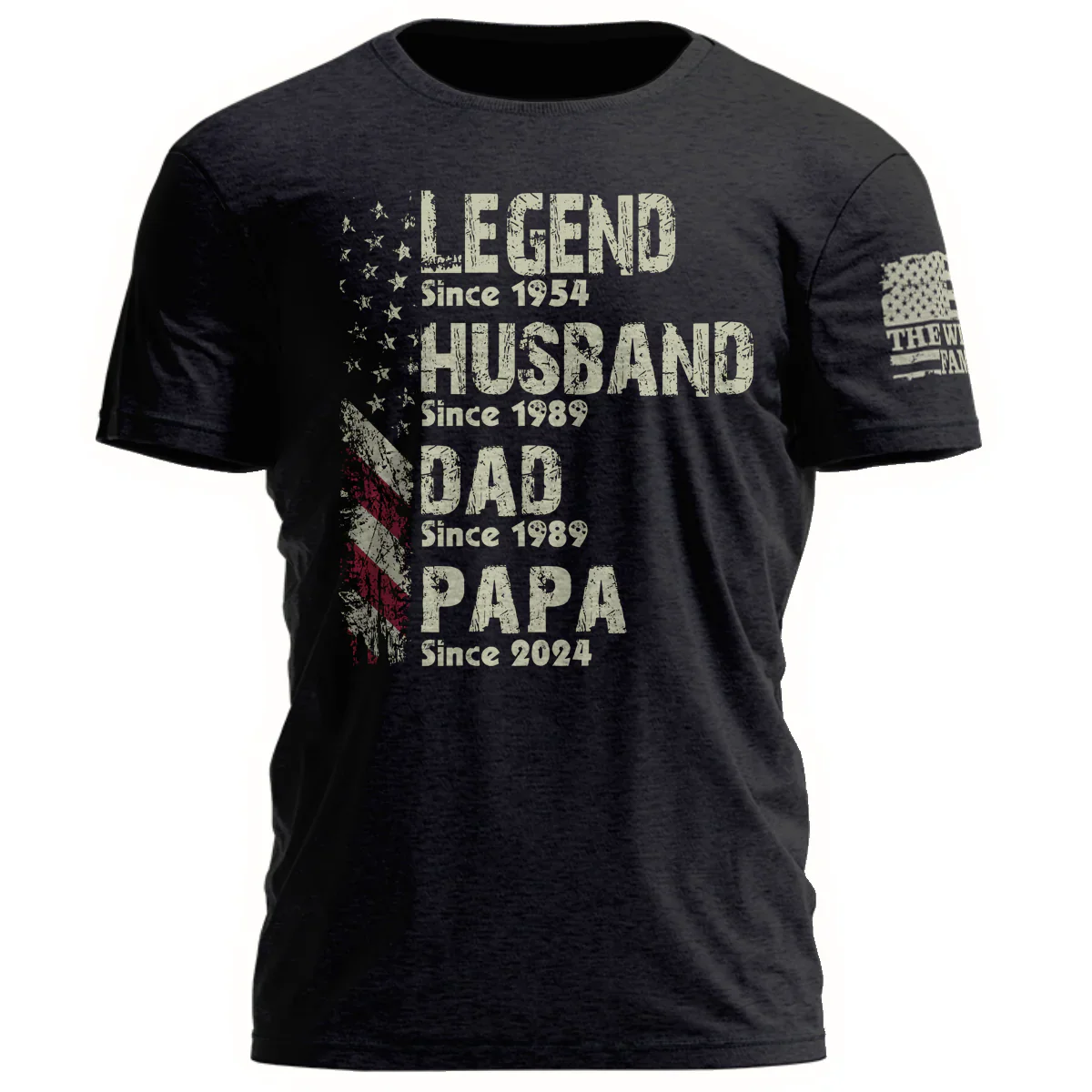 Legend Husband Dad Papa - Personalized Shirt - Patriotic Gift For Dad - Image 8