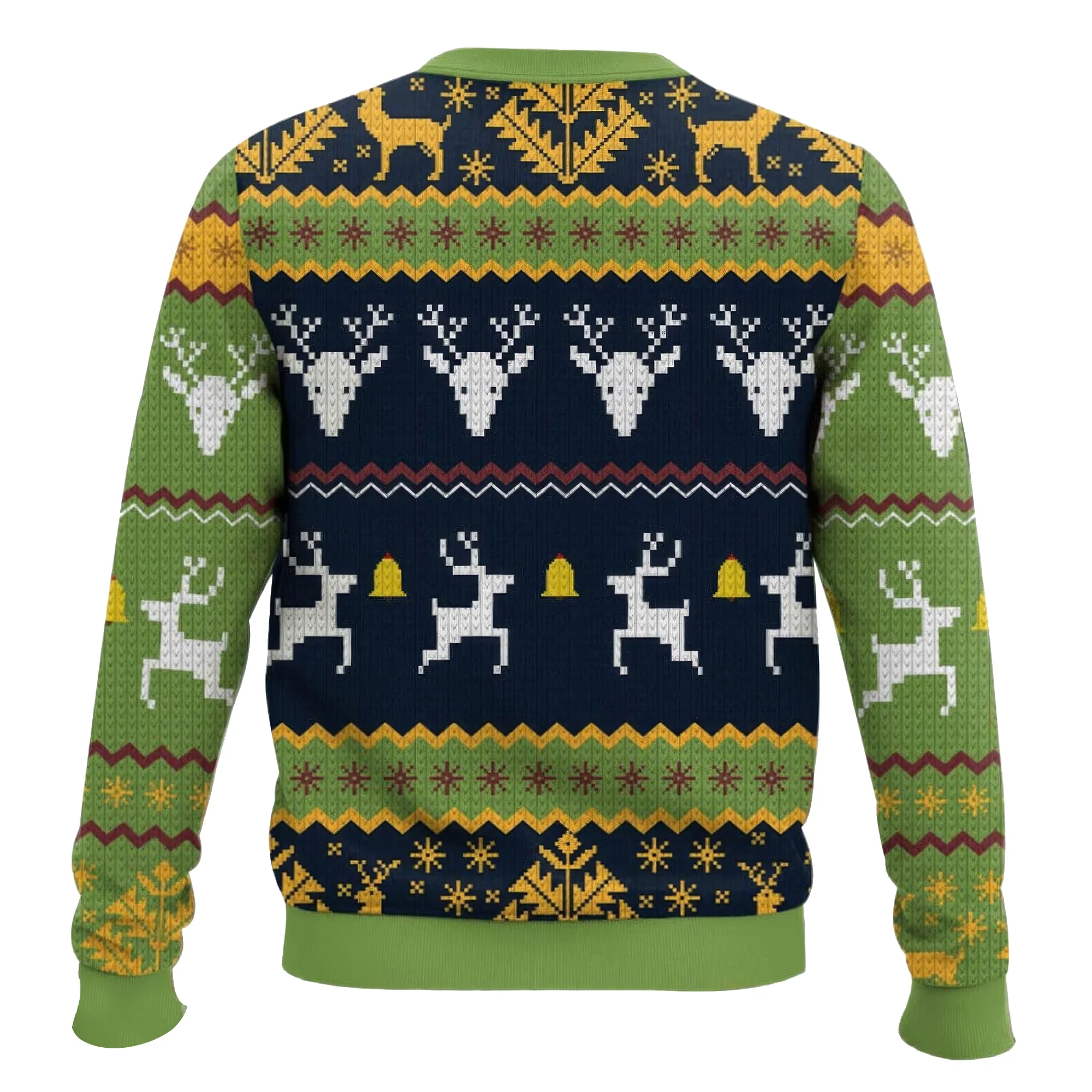 Legend Of Zelda Family Gathering - Personalized Ugly Sweatshirt - Gift for Dad, Grandpa, Husband CL07 NH96 - Image 2