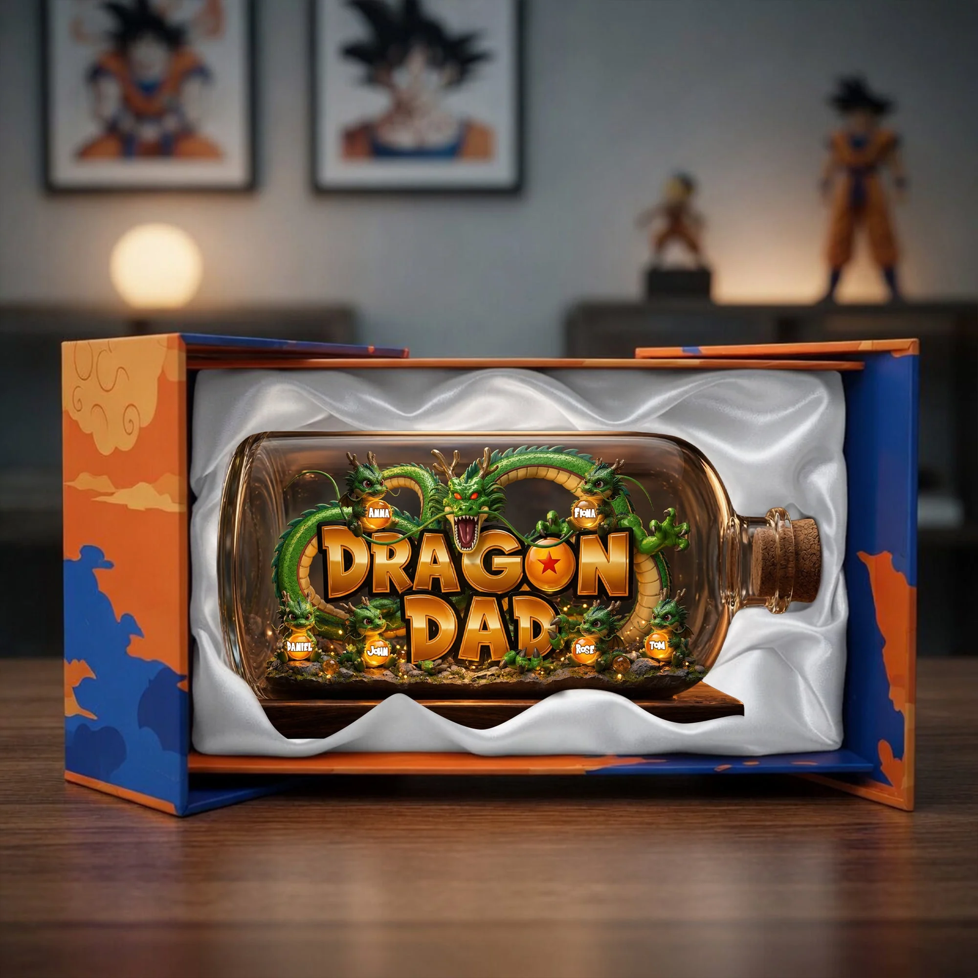 Legendary Dragon Dad - Personalized Acrylic Plaque - Gifts For Dad - Image 2