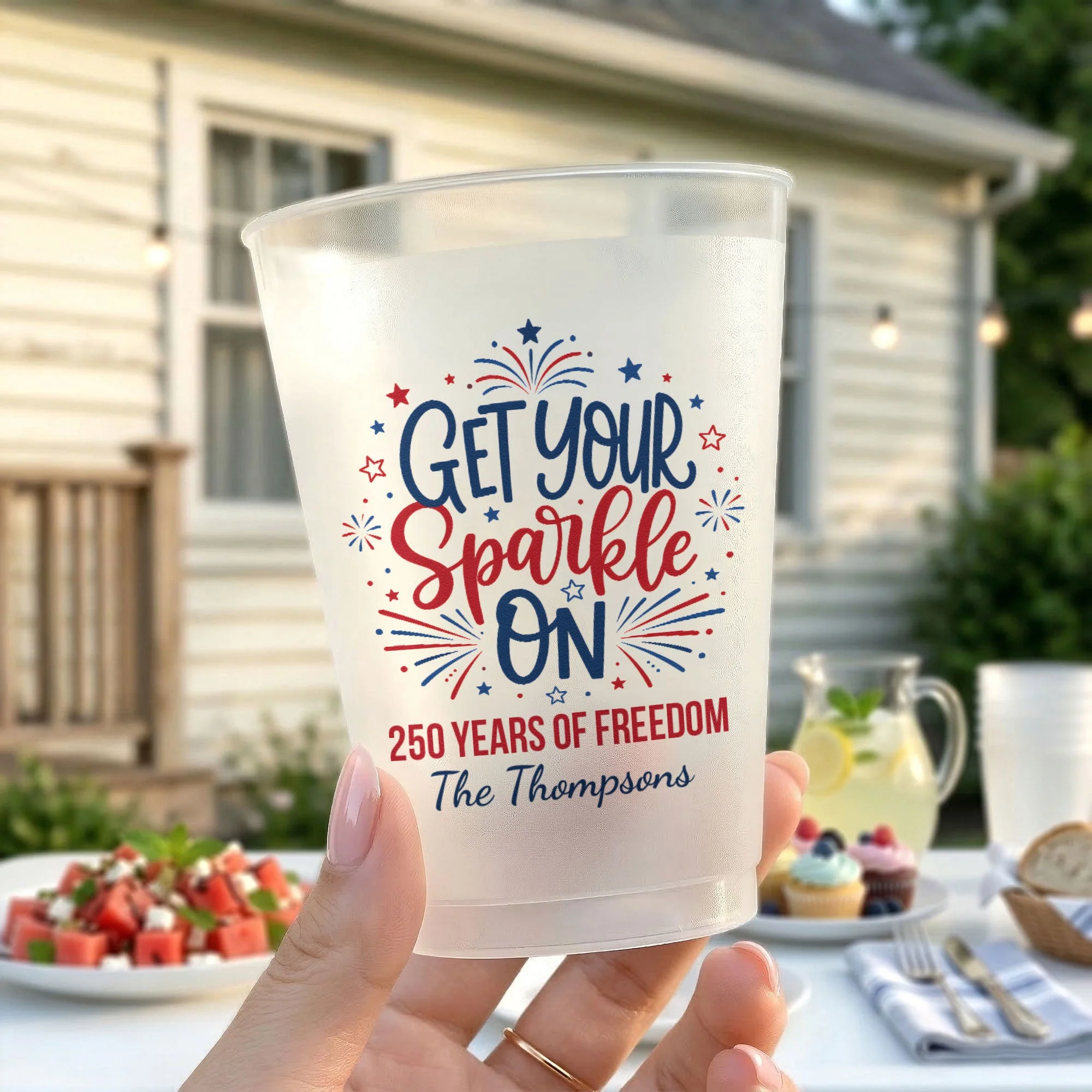 Let Freedom Ring 250 Years Of American Freedom - Personalized Cups - Gifts For Patriotic Family - Image 2