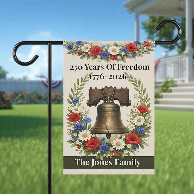 Liberty Bell 250 Years of Freedom Flag - Gift For Patriotic, Veterans | HN02