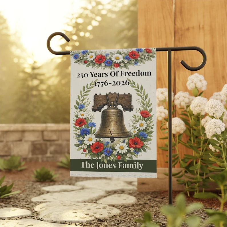 Liberty Bell 250 Years of Freedom Flag - Gift For Patriotic, Veterans | HN02 - Image 2