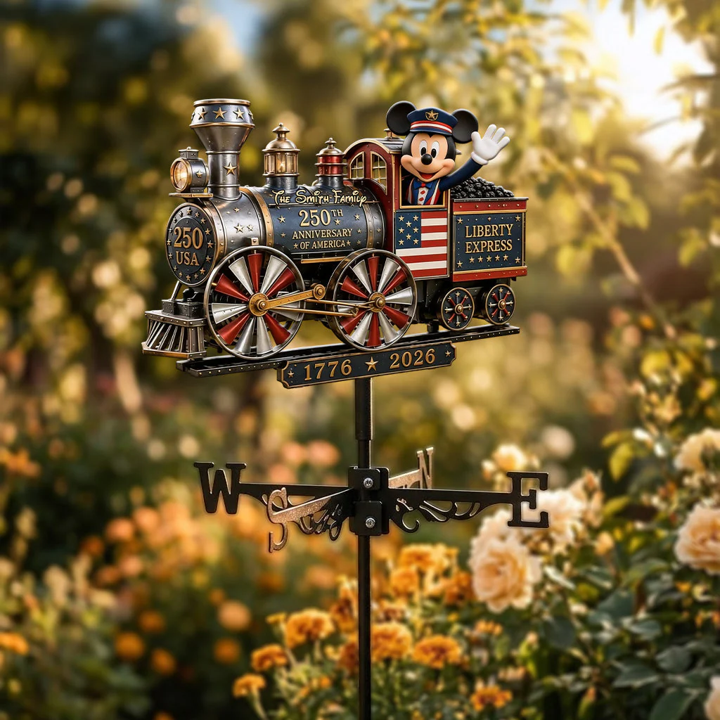 Liberty Express - Personalized Weather Vane - Gift For Patriots, Family - MkMo - Image 2