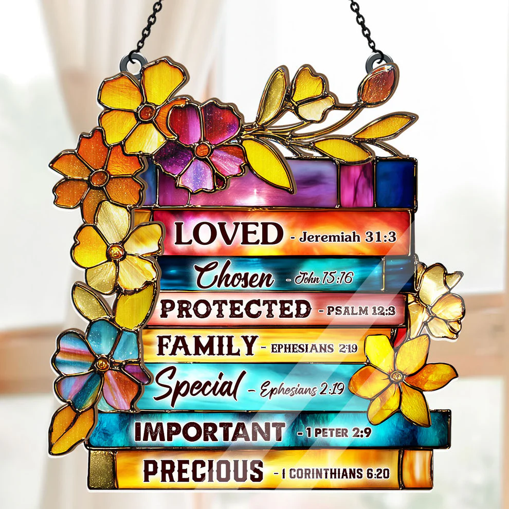 Library Of Blessings I Am Scripture Art - Window Hanging Suncatcher TD118 - Image 5