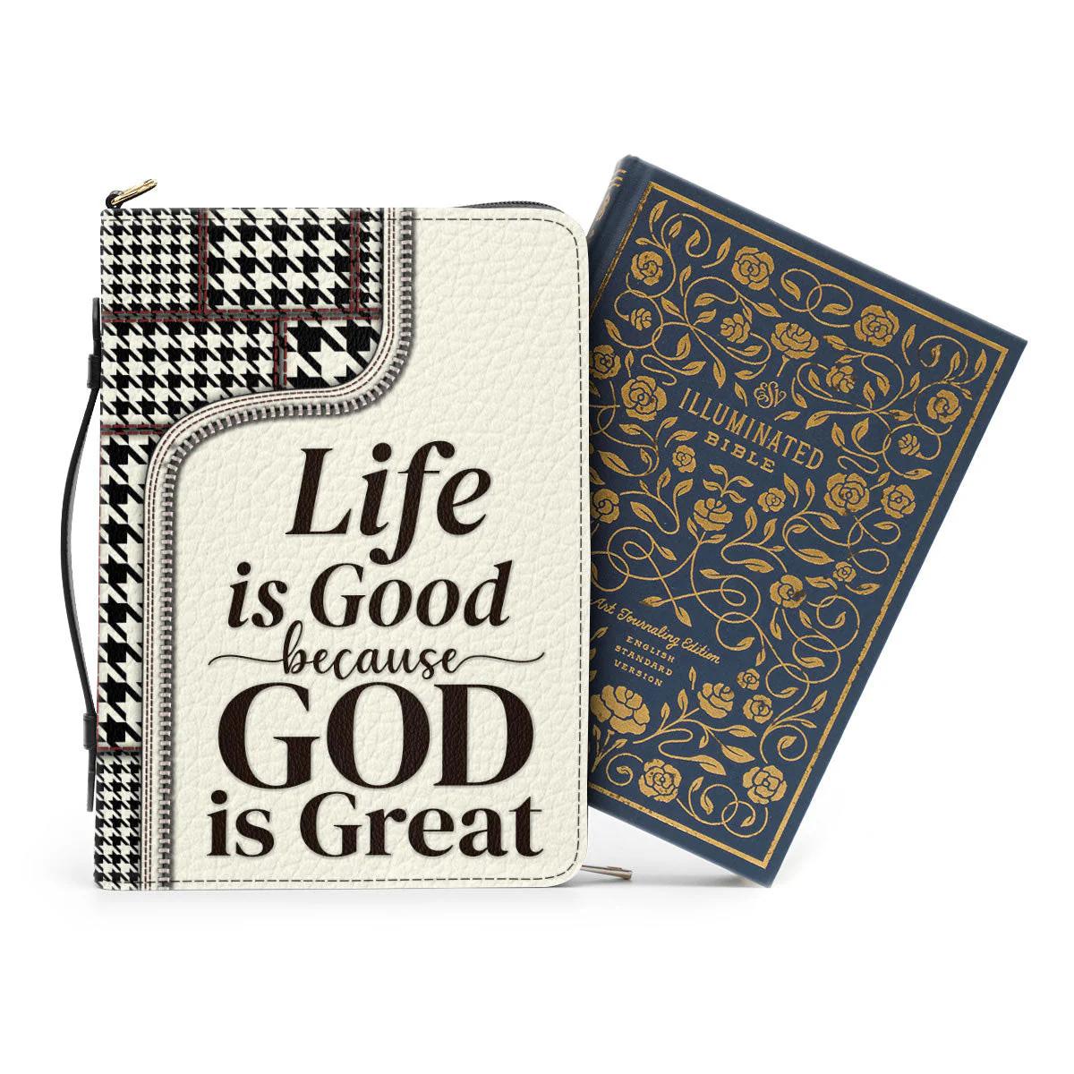 Life Is Good Because God Is Great - Unique Personalized Bible Covers - AT4081325 - Image 3
