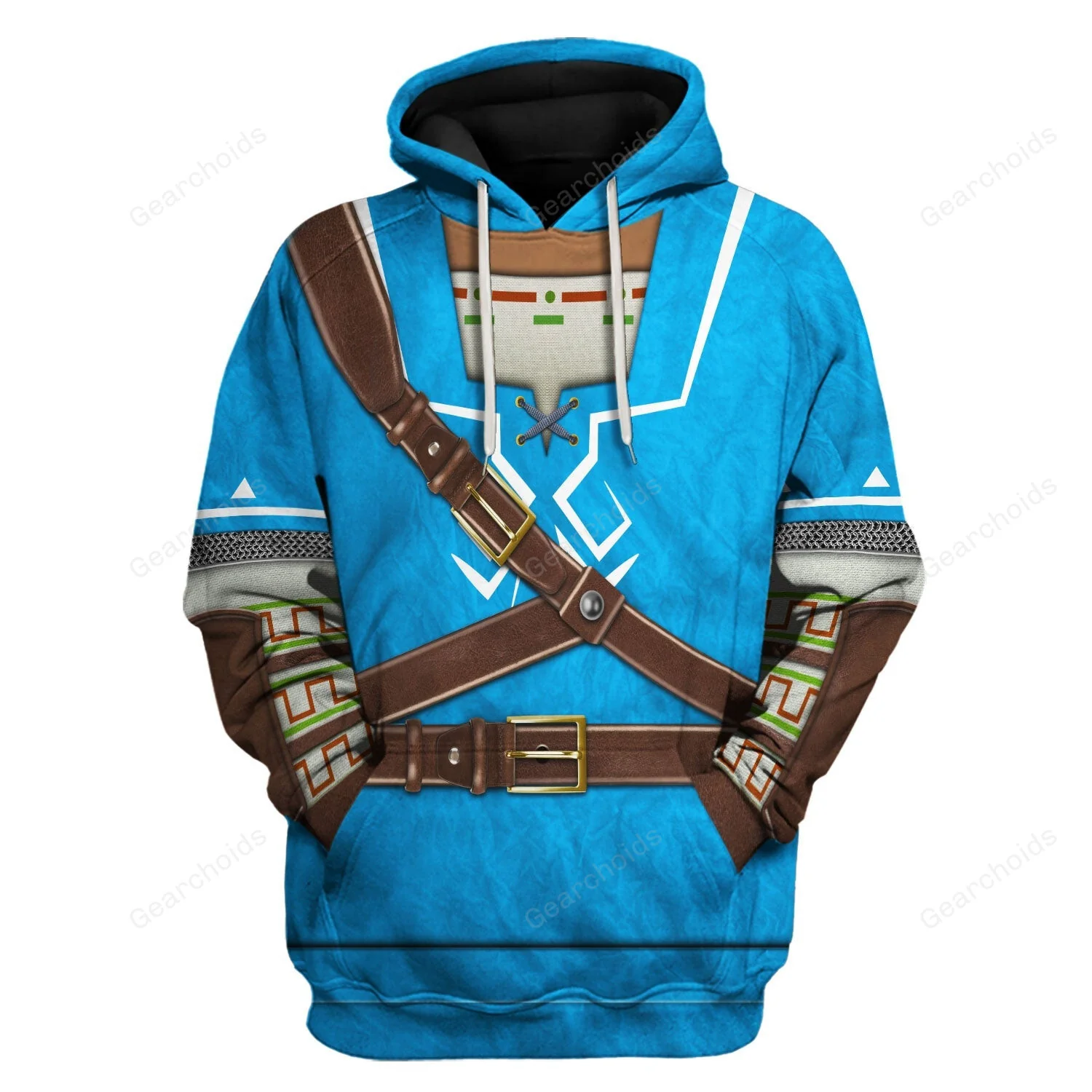 Link Attire Champion's Tunic Hoodie Sweatshirt Sweatpants ZDHS02 - Image 2