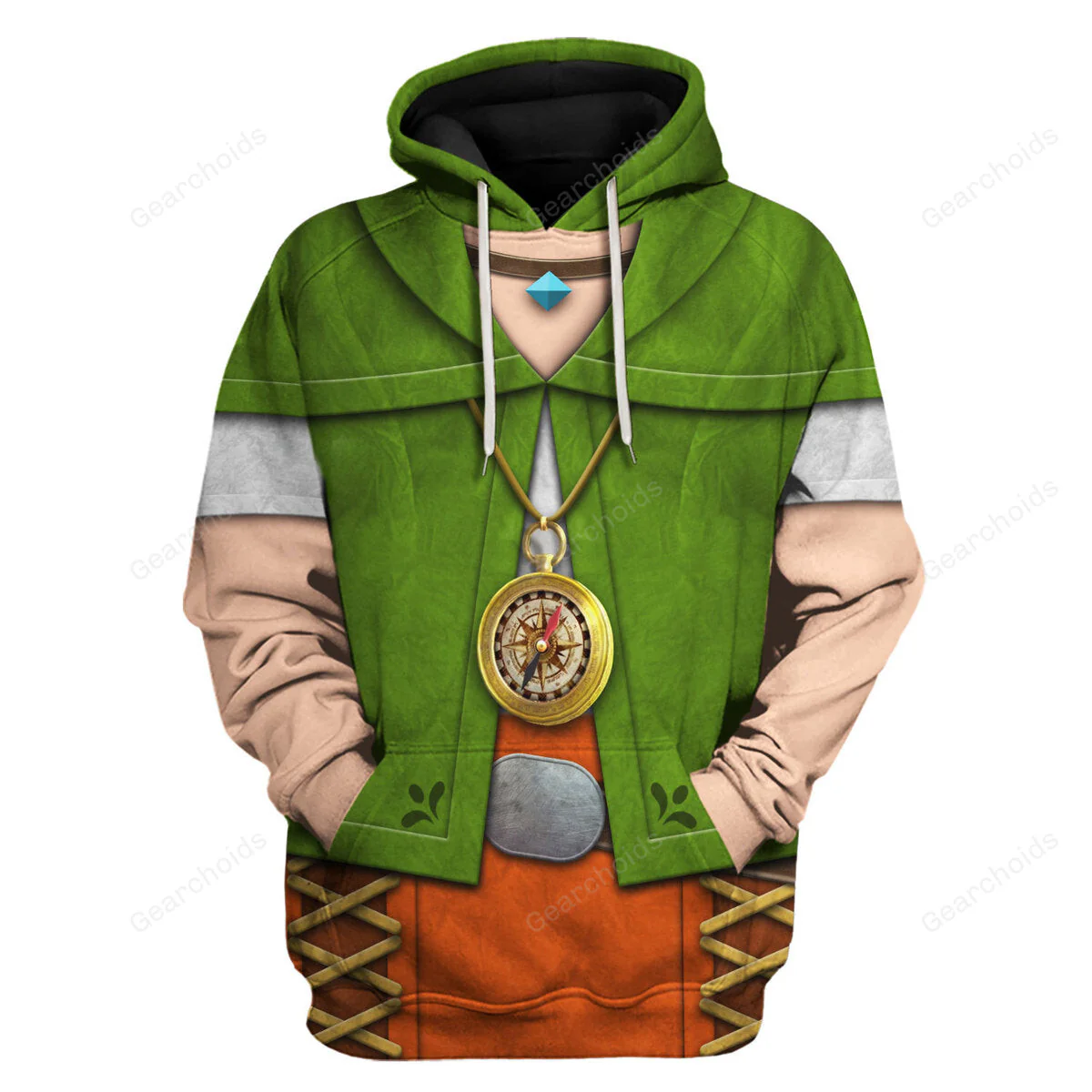 Linkle Attire Hoodie Sweatshirt Sweatpants ZDHS09 - Image 2