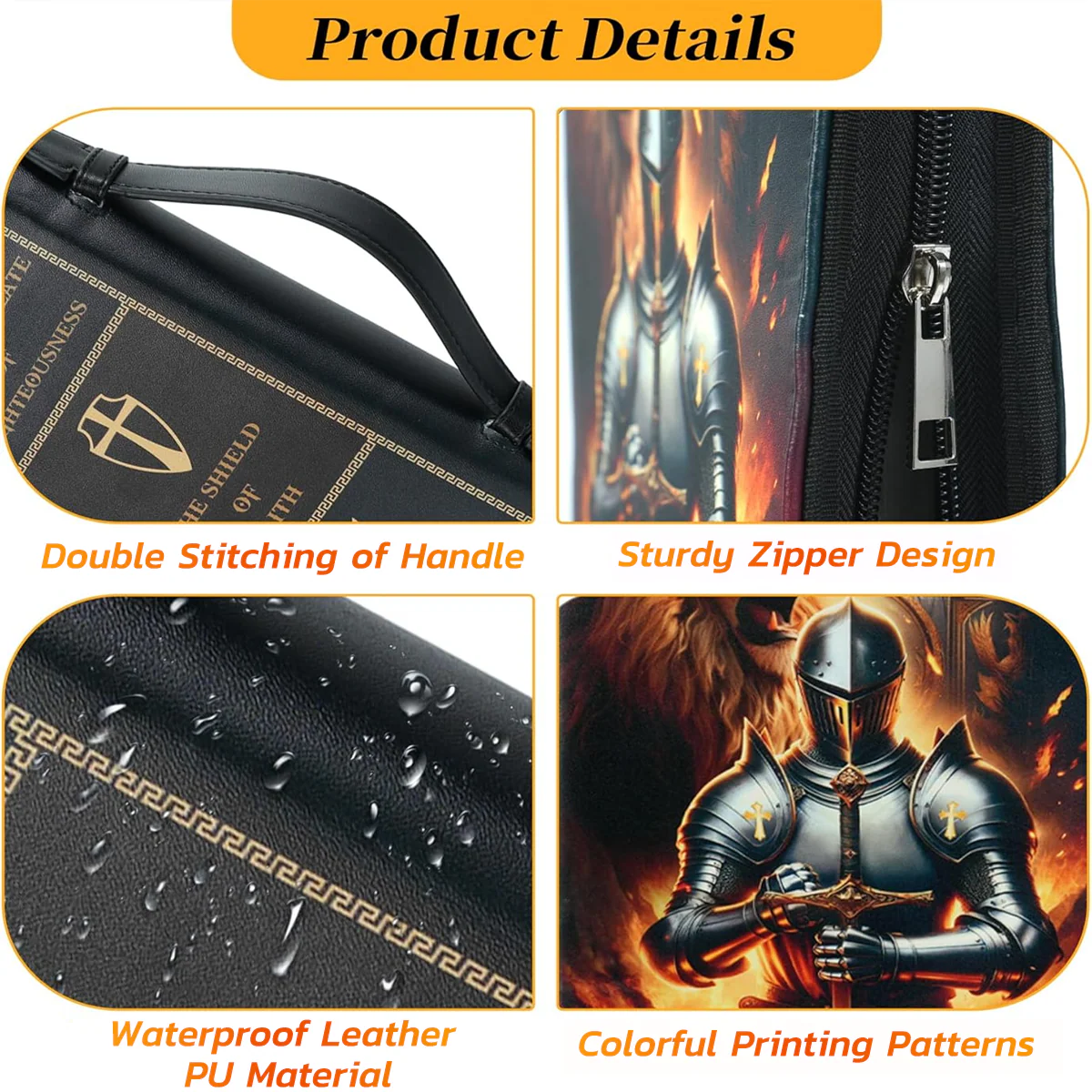 Lion Trust In The Lord - Unique Personalized Bible Covers - AT4082425 - Image 7