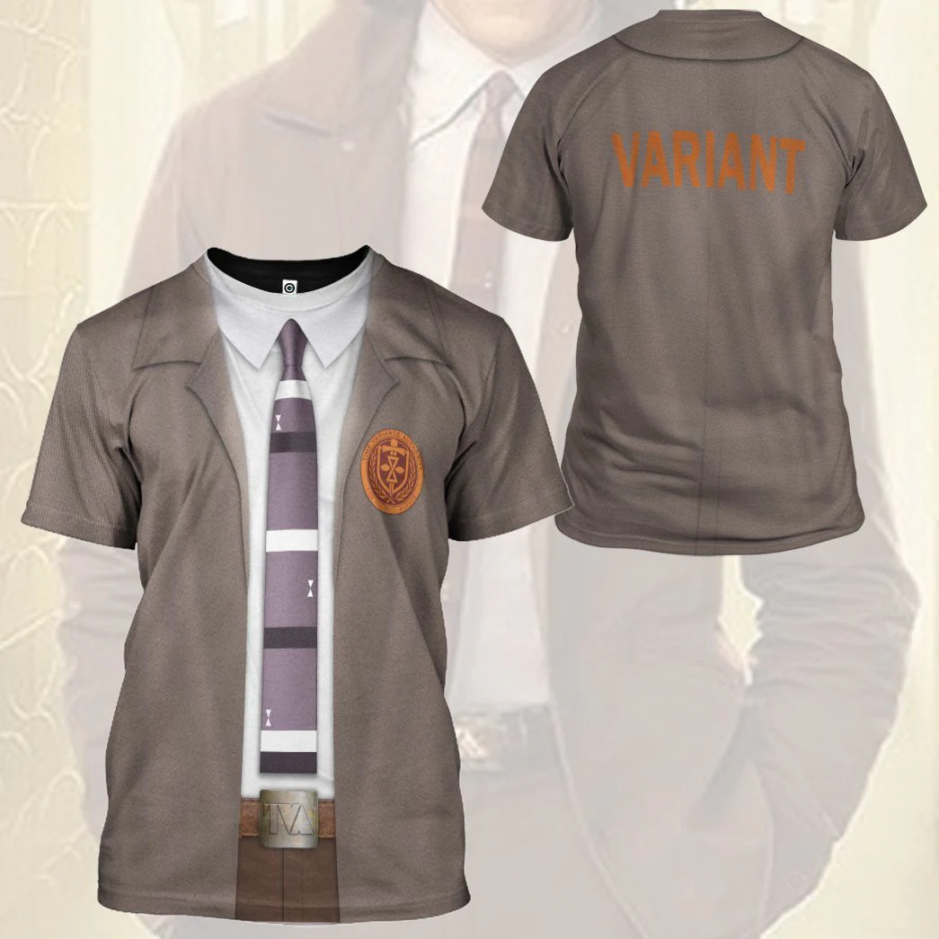 Loki TVA Variant Outfit T-Shirt 3D For Men & Women - Image 3