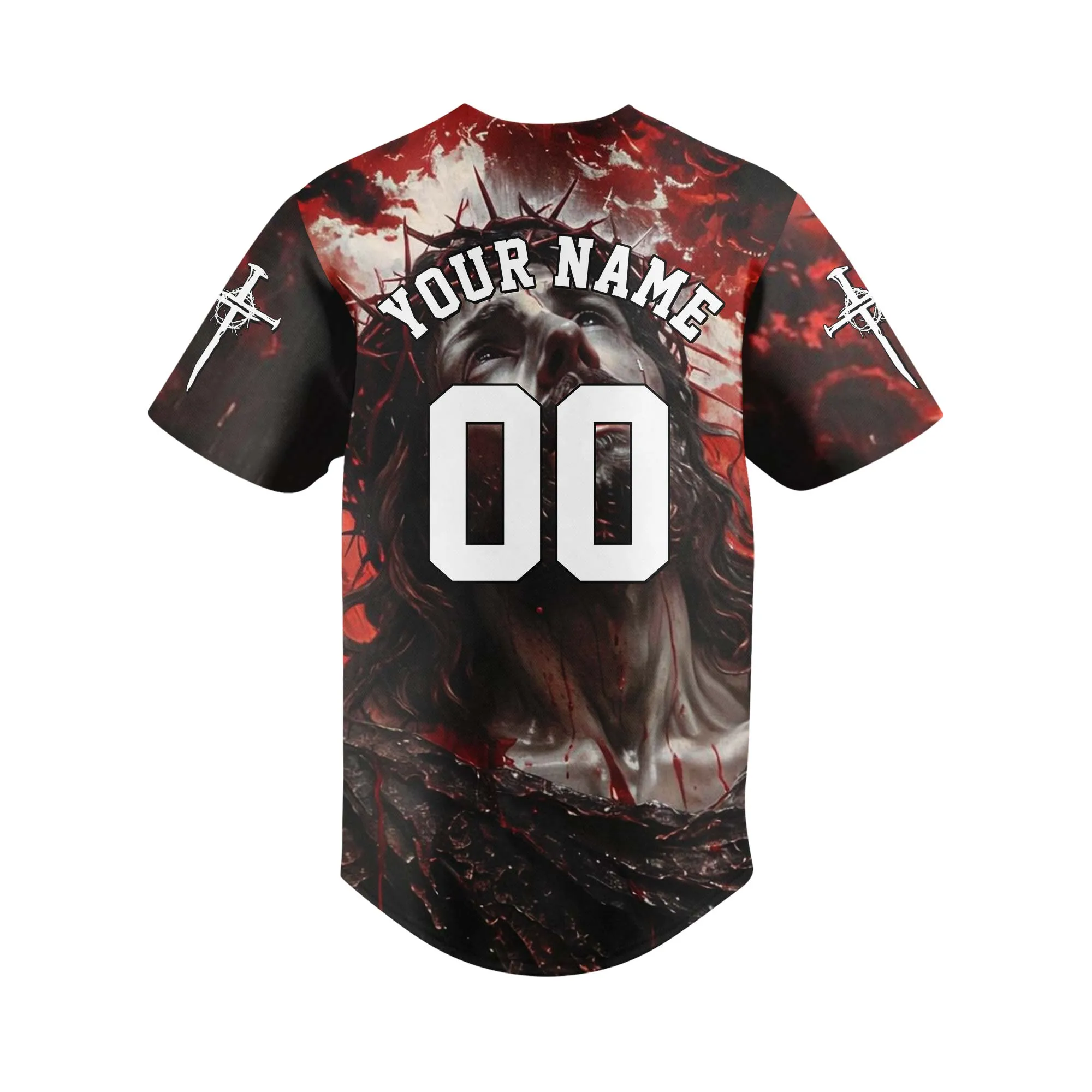 Lord Jesus Christ of Nazareth Baseball Jersey Bundle - Image 4