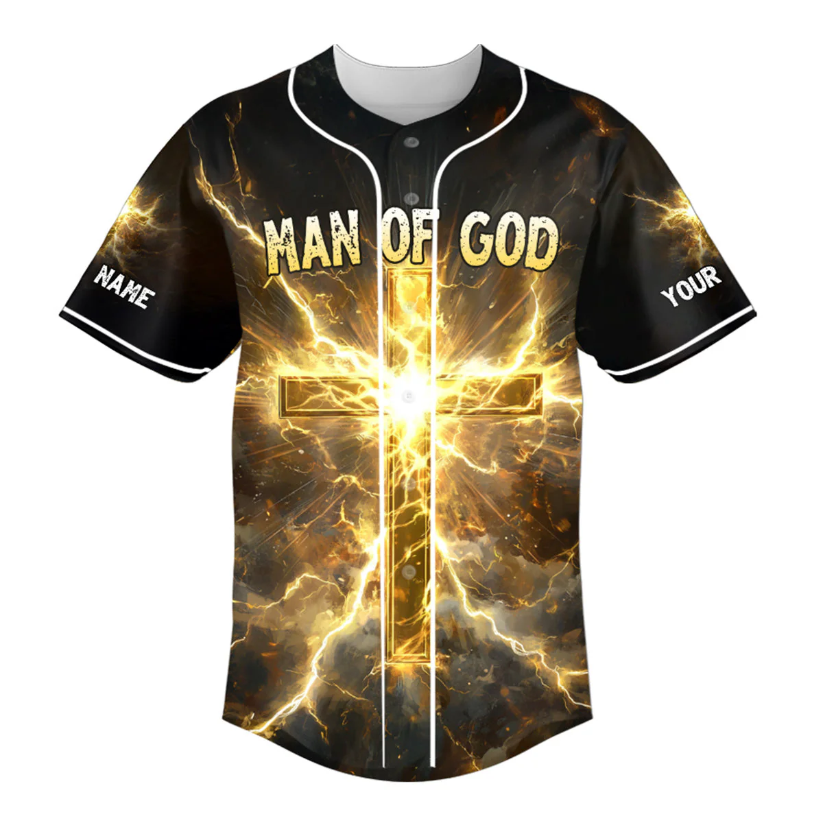 Lord Stood With Me Custom Name Baseball Jersey - Christant Gift For Him - Image 2