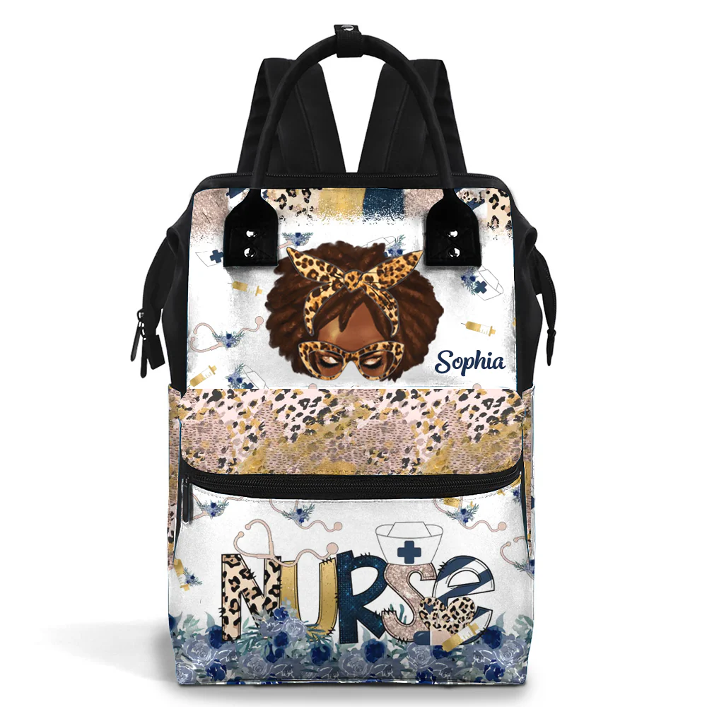 Love Being A Nurse - Personalized Duckbilled Backpack - Gift For Nurse HH01