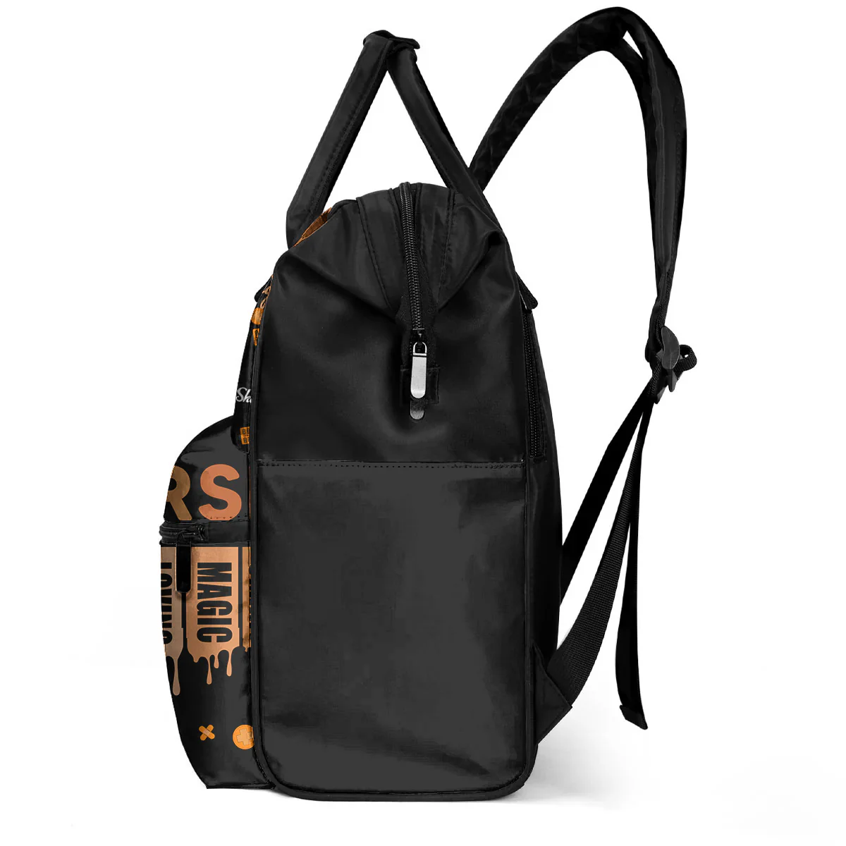 Love Nurse Life - Personalized Duckbilled Backpack - Gift For Nurse | NR3 HH01 - Image 3