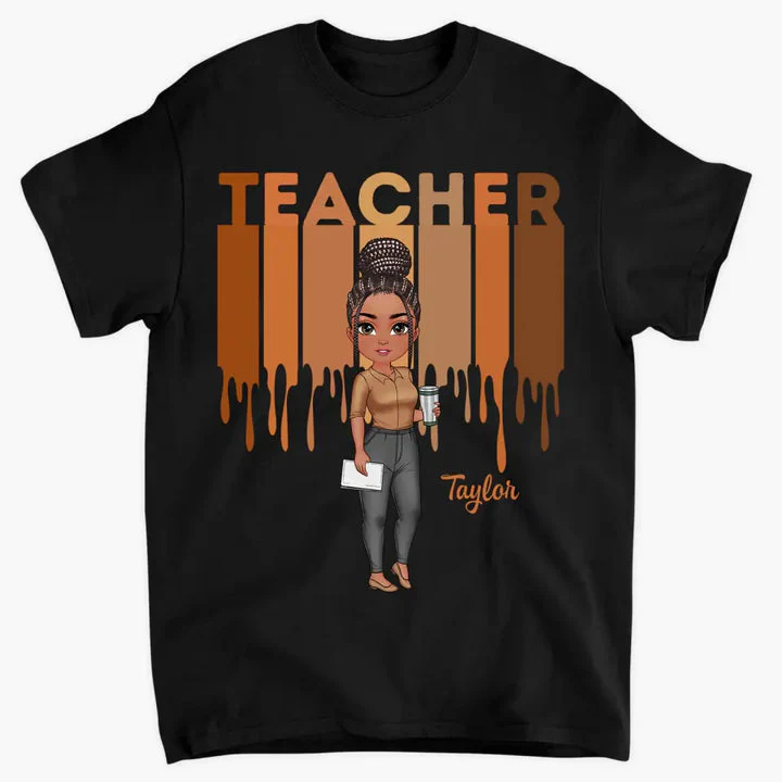 Love Teacher Life - Personalized Shirt - Gift For Teacher | CLTC01 HN02