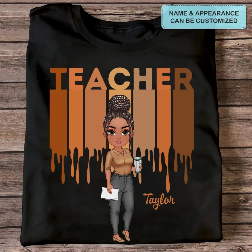 Love Teacher Life - Personalized Shirt - Gift For Teacher | CLTC01 HN02 - Image 2