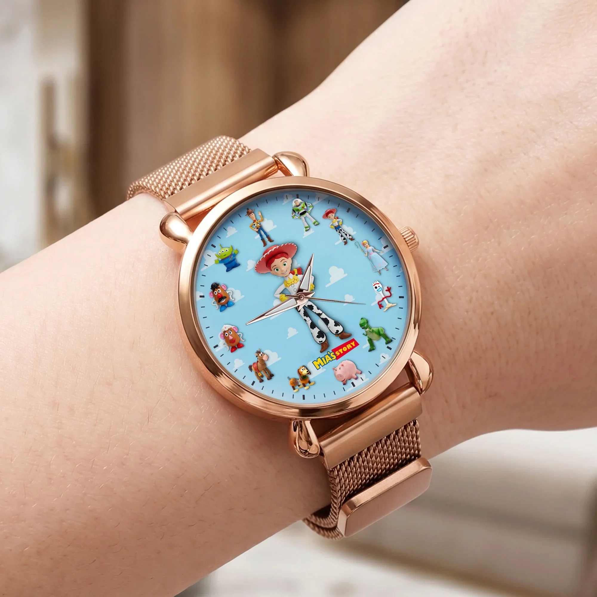 Lovely Characters In Time - Personalized Women Hand Watch - Gift For Movie Fans - DSNY