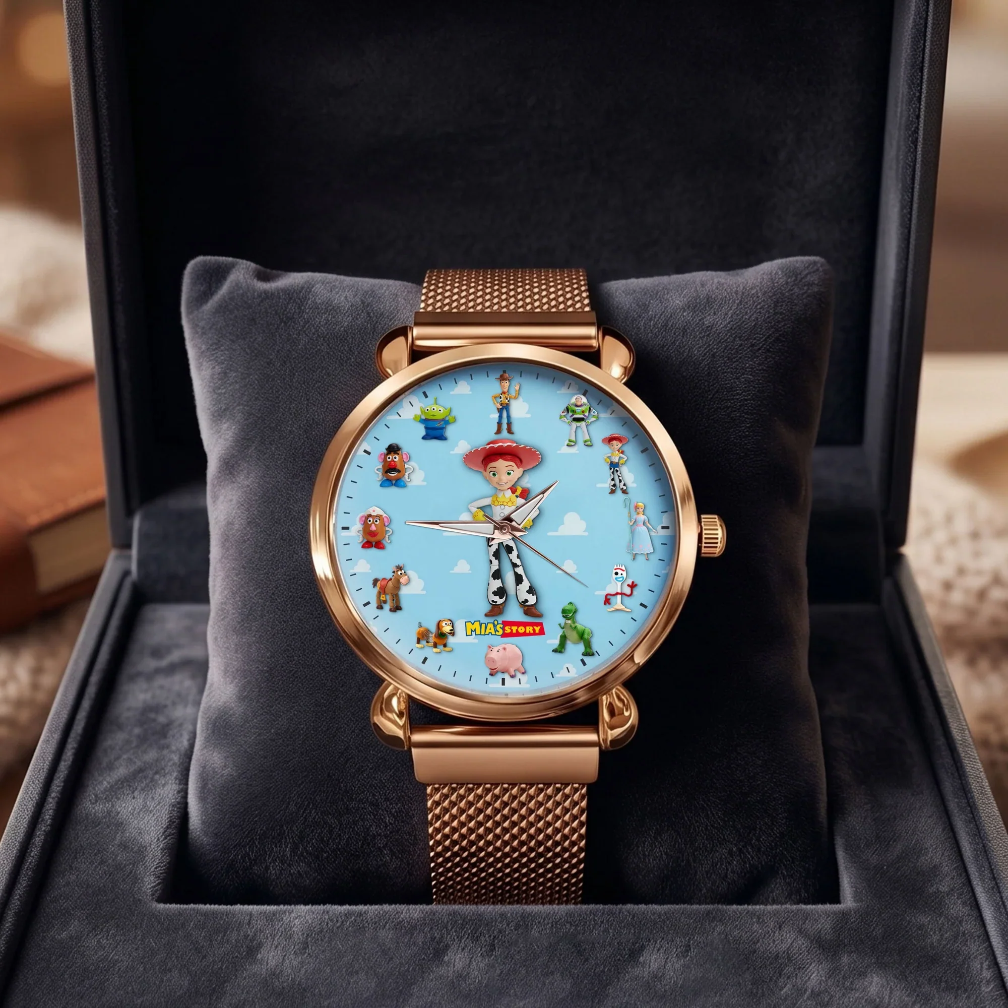 Lovely Characters In Time - Personalized Women Hand Watch - Gift For Movie Fans - DSNY - Image 3