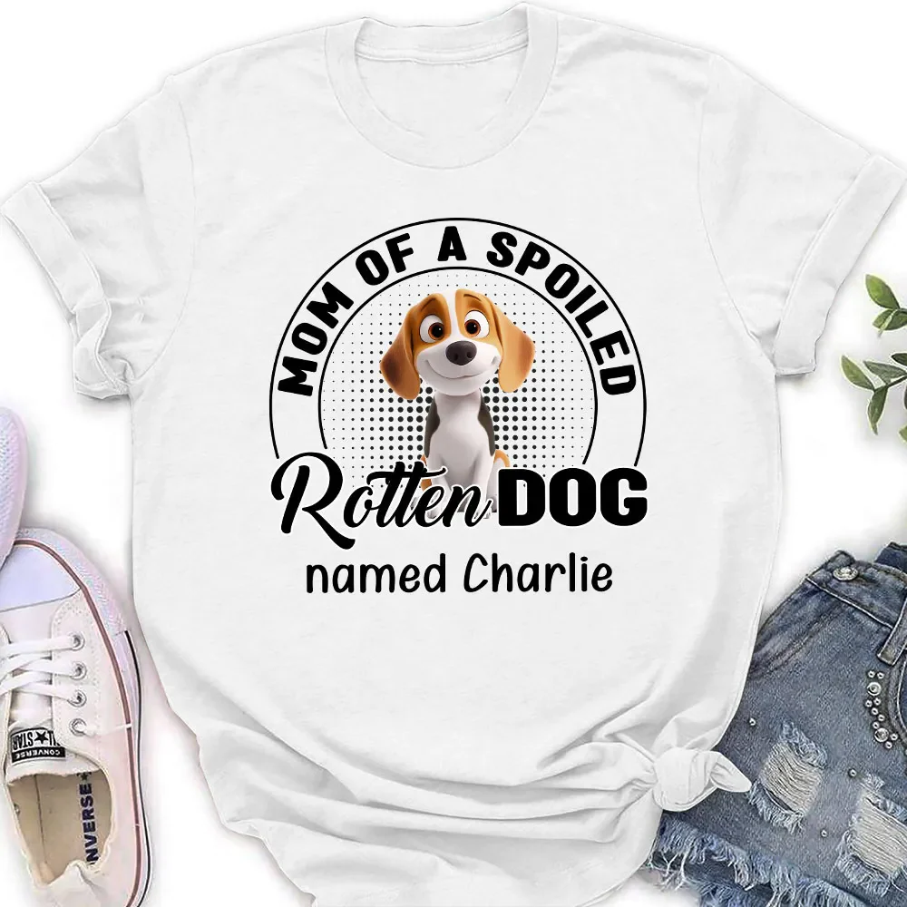 Lovely Spoiled Rotten Dog Chibi Cartoon - Personalized T-Shirt - Gift for Pet Owners, Dog Lovers | CLP15.v3 HH01