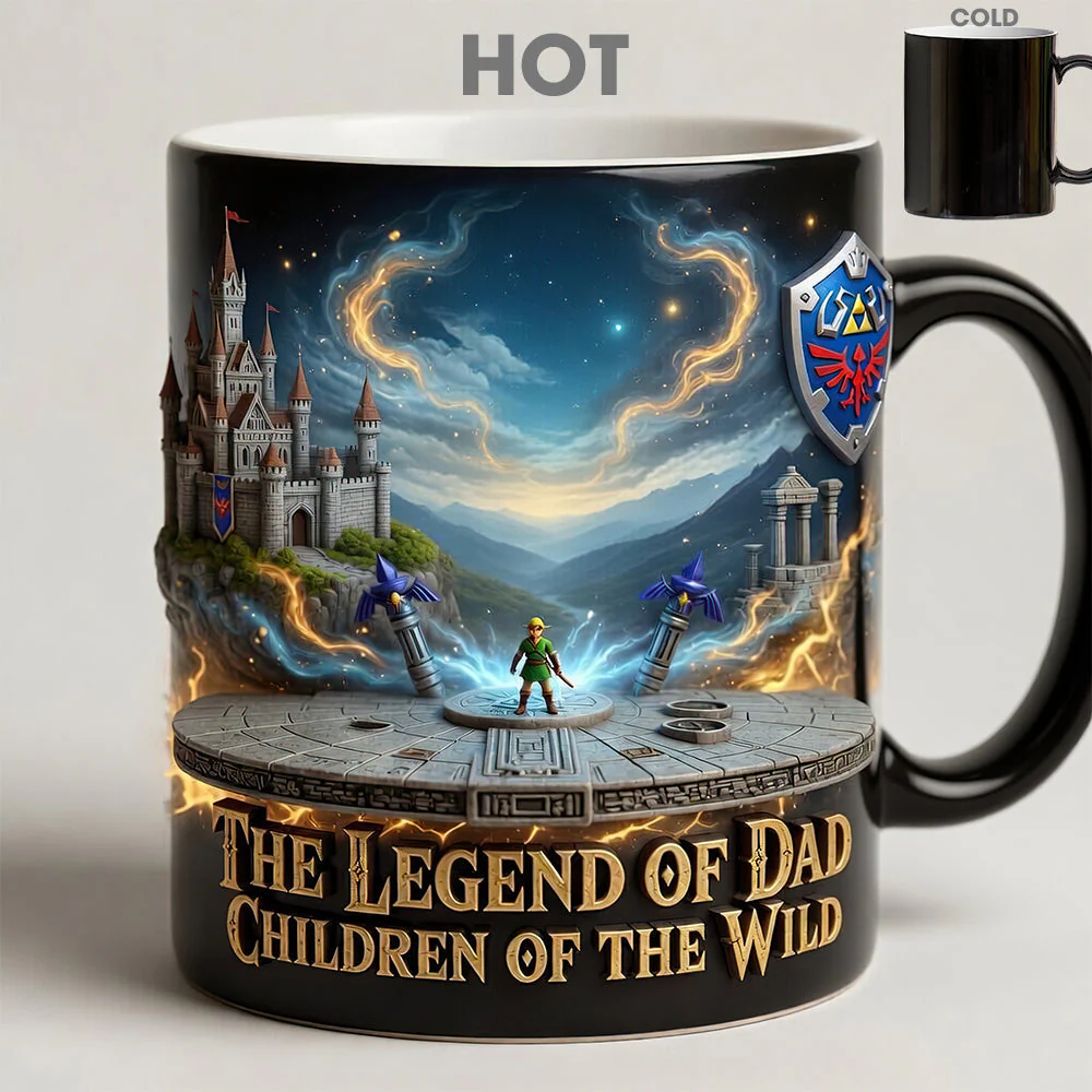 LoZd Adventure The Legend Of Fantasy Dad - Personalized Coffee Mug - Gifts For Father's Day - Image 5