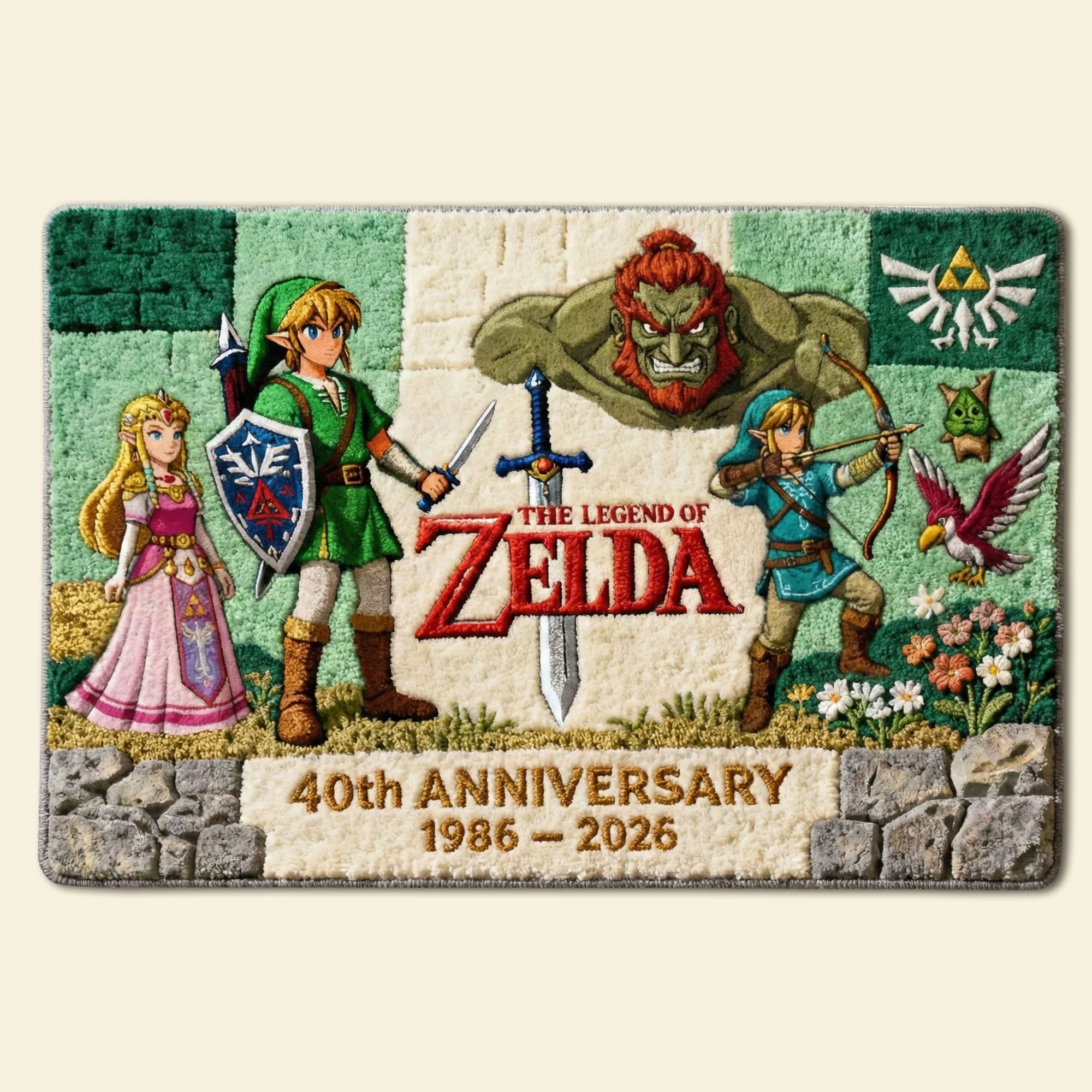 LoZd Celebrating 40 Years Of Our Adventure - Personalized Doormat - Anniversary Gift For Movie Fans, Family NL122 - Image 3