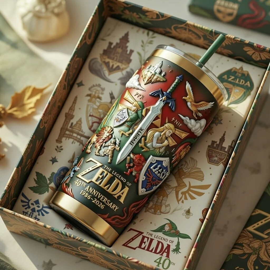 LoZd Celebrating 40th Anniversary Of Legend - Personalized Tumbler - Gift For Movie Fans NL122 - Image 3