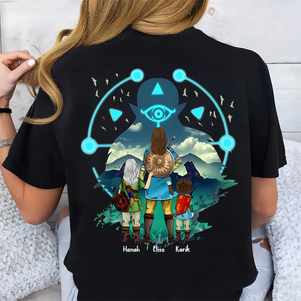 LoZd The Legend Of Mom Children Of The Wild - Personalized Shirt 2 Side - Gift For Mom - Image 4