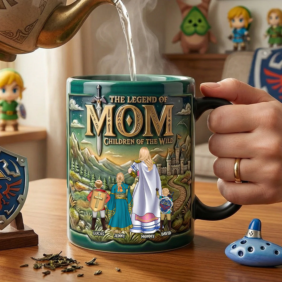 LoZd The Legend of Mom Magical Adventure - Personalized Accent Mug - Gifts For Mom - Image 2