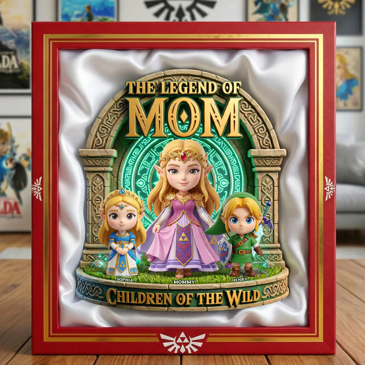 LoZd The Legend Of Mom - Personalized Acrylic Plaque - Gift For Mom, Movie Fans NL122 - Image 2