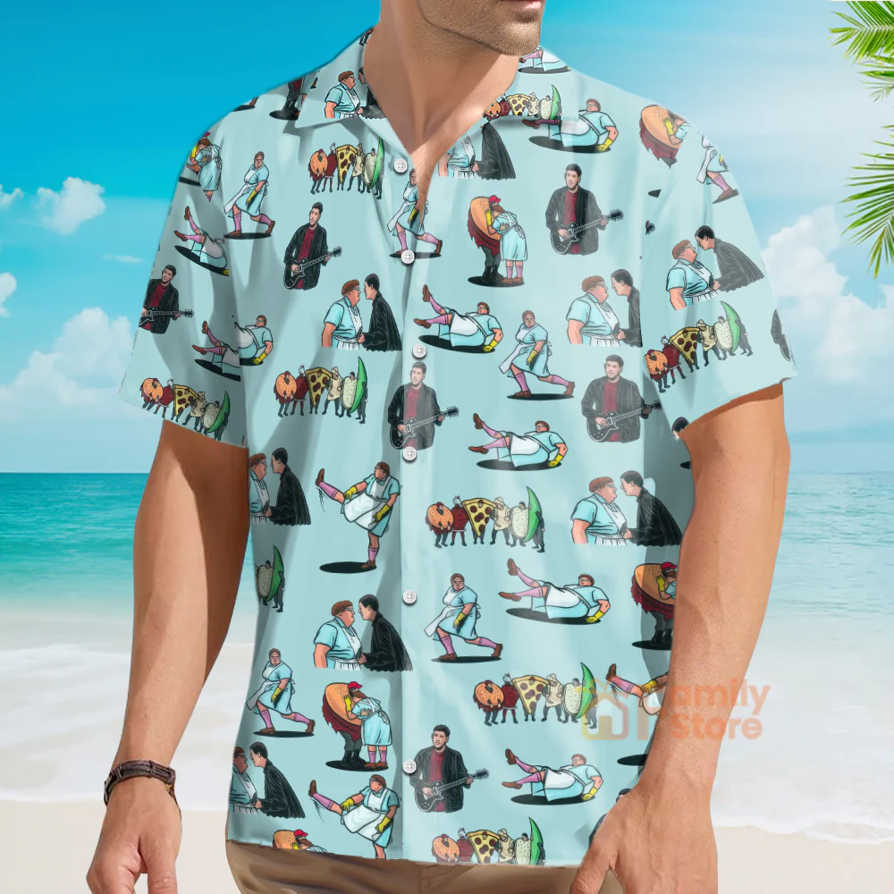 Lunch Lady Land Snl Pattern - Hawaiian Shirt - Image 3