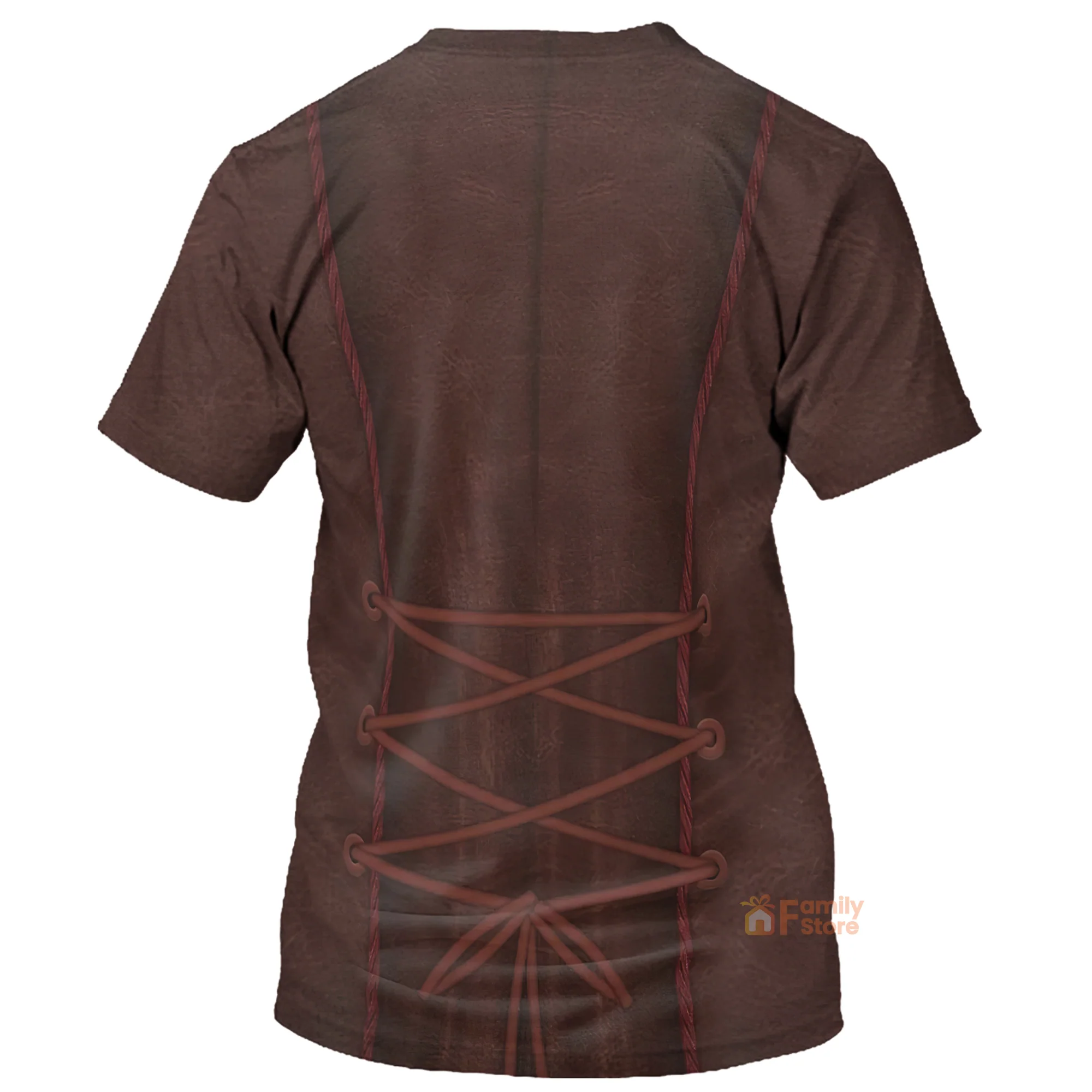 Mad Hatter Alice In Wonderland Costume T-Shirt For Men - Image 2