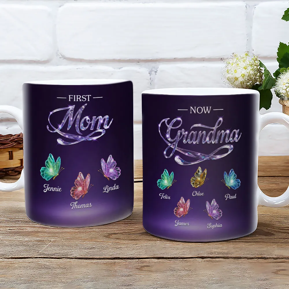 Made Of Love For Grandma -Personalized Mug - Gift For Mom, Grandma HN02 - Image 2