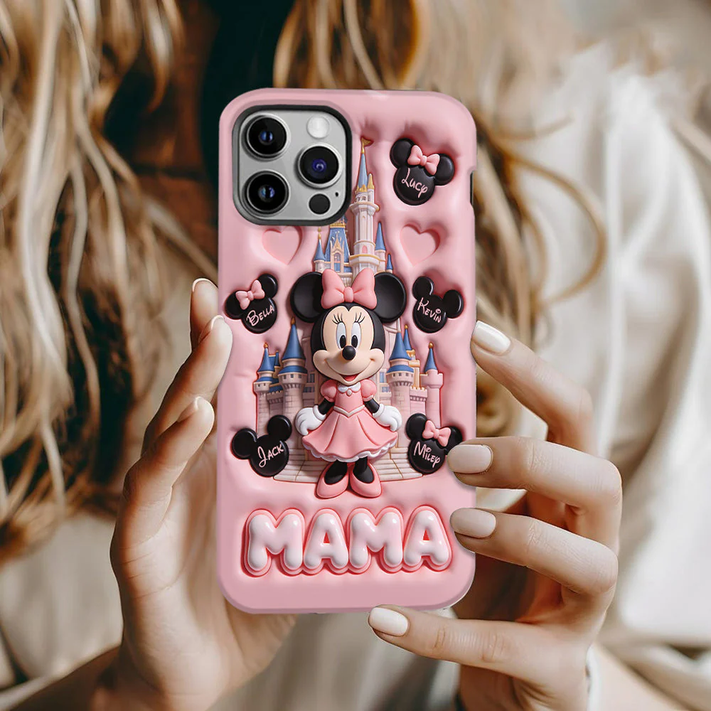Magic Mouse Mama - Personalized Phone Case - Gift For Mom, Mother's Day, Movie Fans HH01 - Image 2