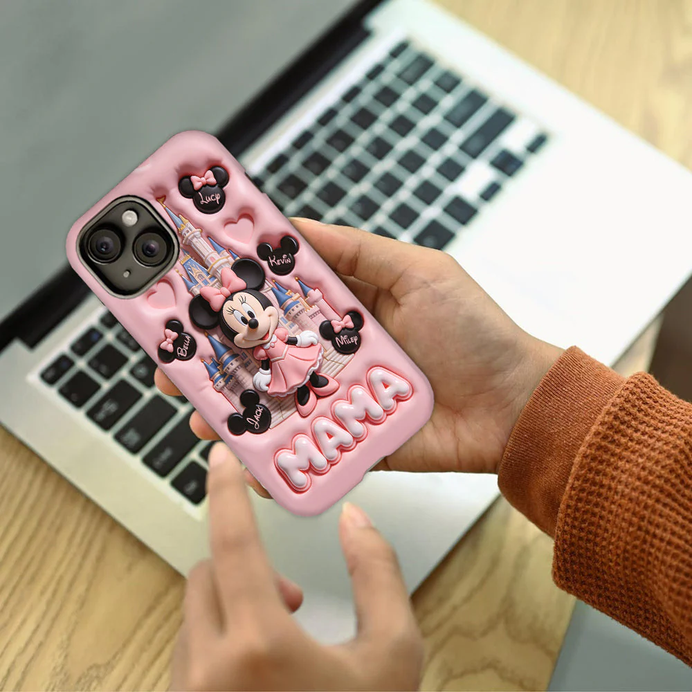Magic Mouse Mama - Personalized Phone Case - Gift For Mom, Mother's Day, Movie Fans HH01 - Image 4
