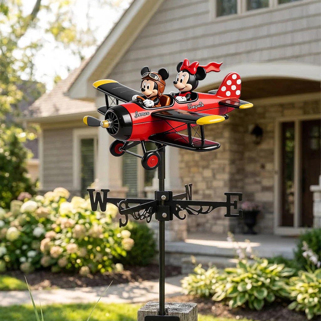 Magic Mouse Our Adventure - Personalized Weather Vane - Gift For Family - MkMo - Image 3
