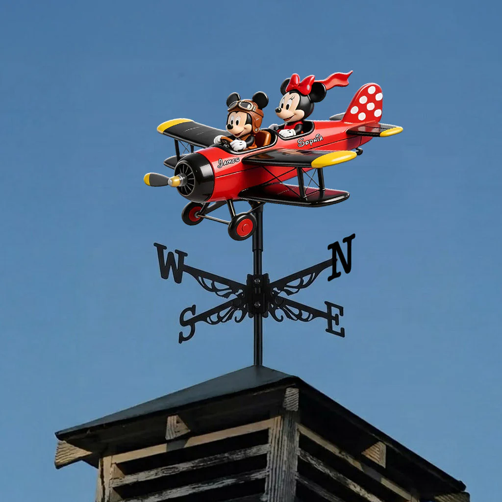 Magic Mouse Our Adventure - Personalized Weather Vane - Gift For Family - MkMo - Image 5