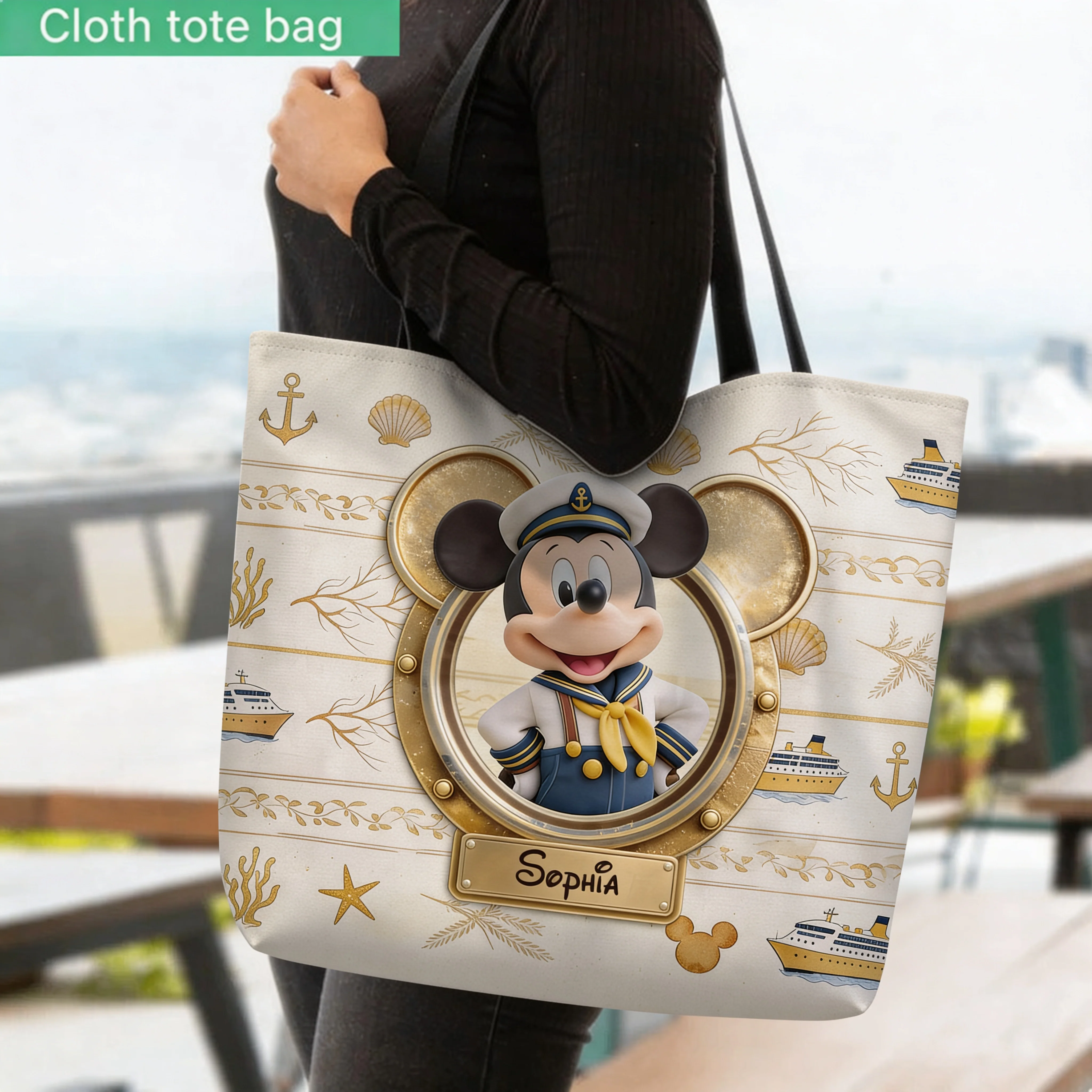 Magical Mouse Cruise Trip - Personalized Tote Bag - Gift For Movie Fans - MkMo - Image 4
