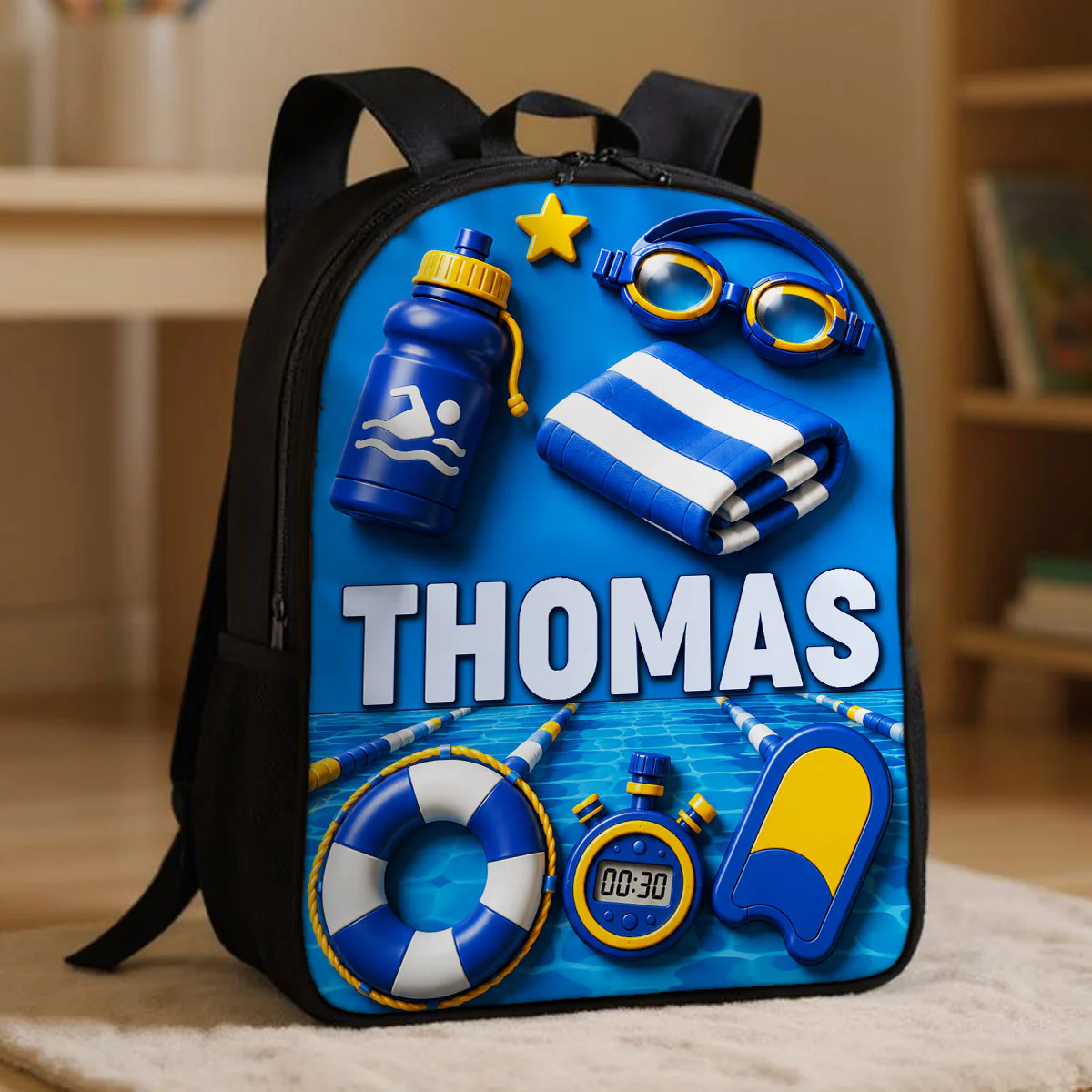 Magical Sports Soccer Baseball - Personalized Backpack, Lunch Bag, Pencil Case & Water Bottle - Back to School Gift - Image 7