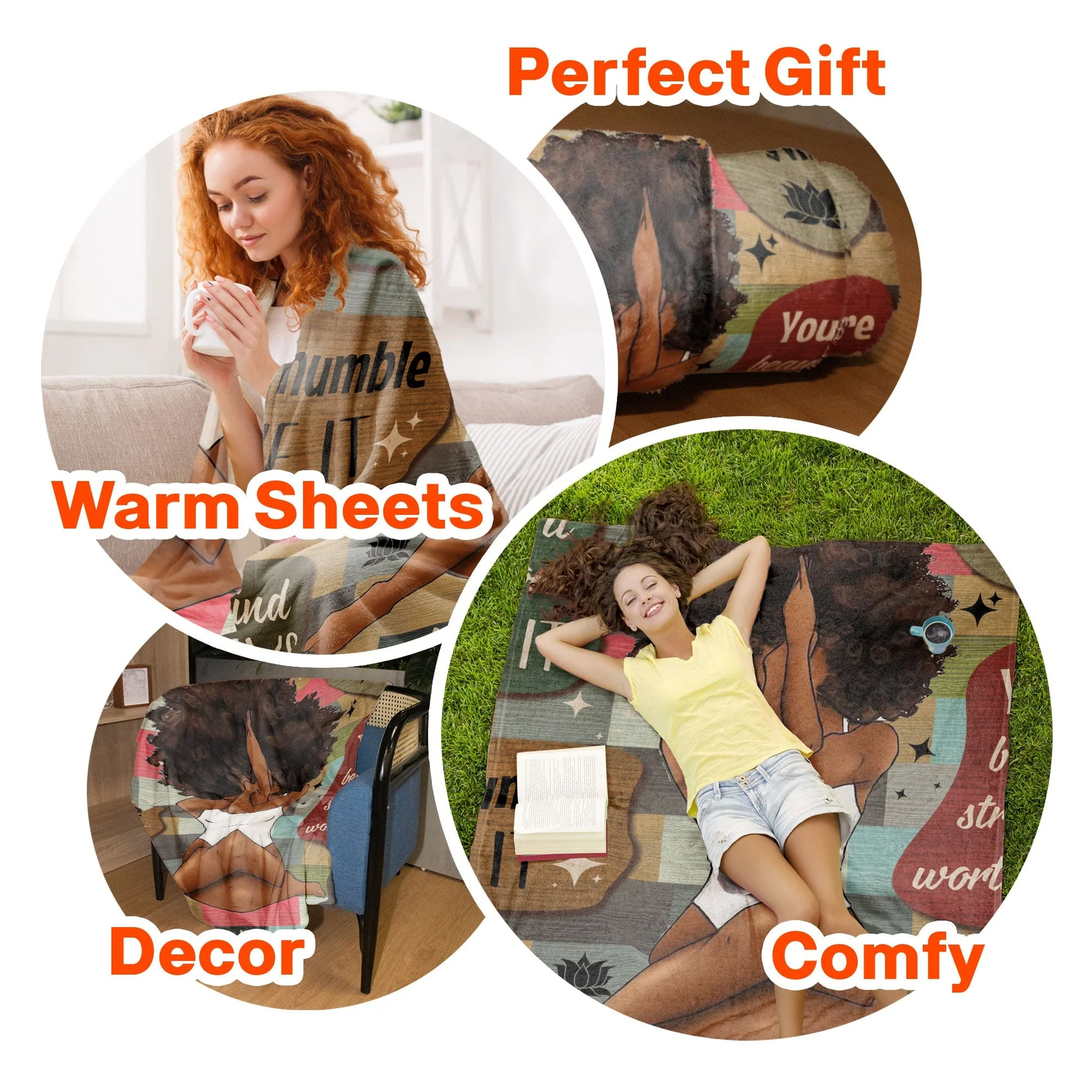 Make It Happen I Decided My Vibe - Personalized Blanket - Gift For Women | CLGOD02 HD95 - Image 6