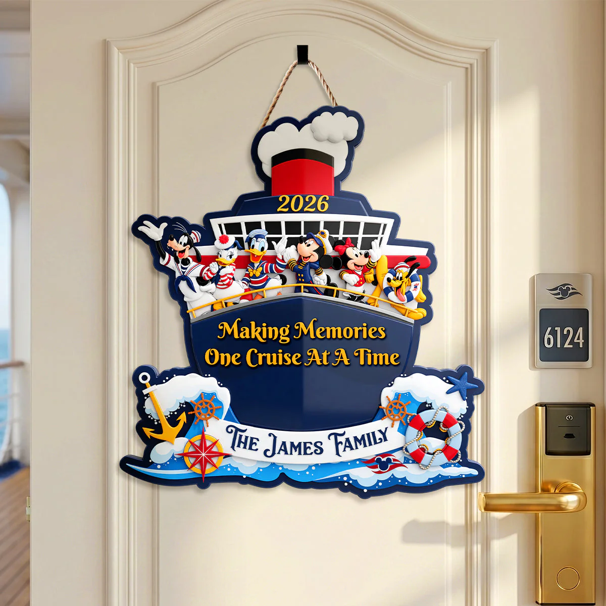 Making Memories One Cruise At A Time - Personalized Custom Shaped Metal Sign - Gift For Movie Fans - MkMo