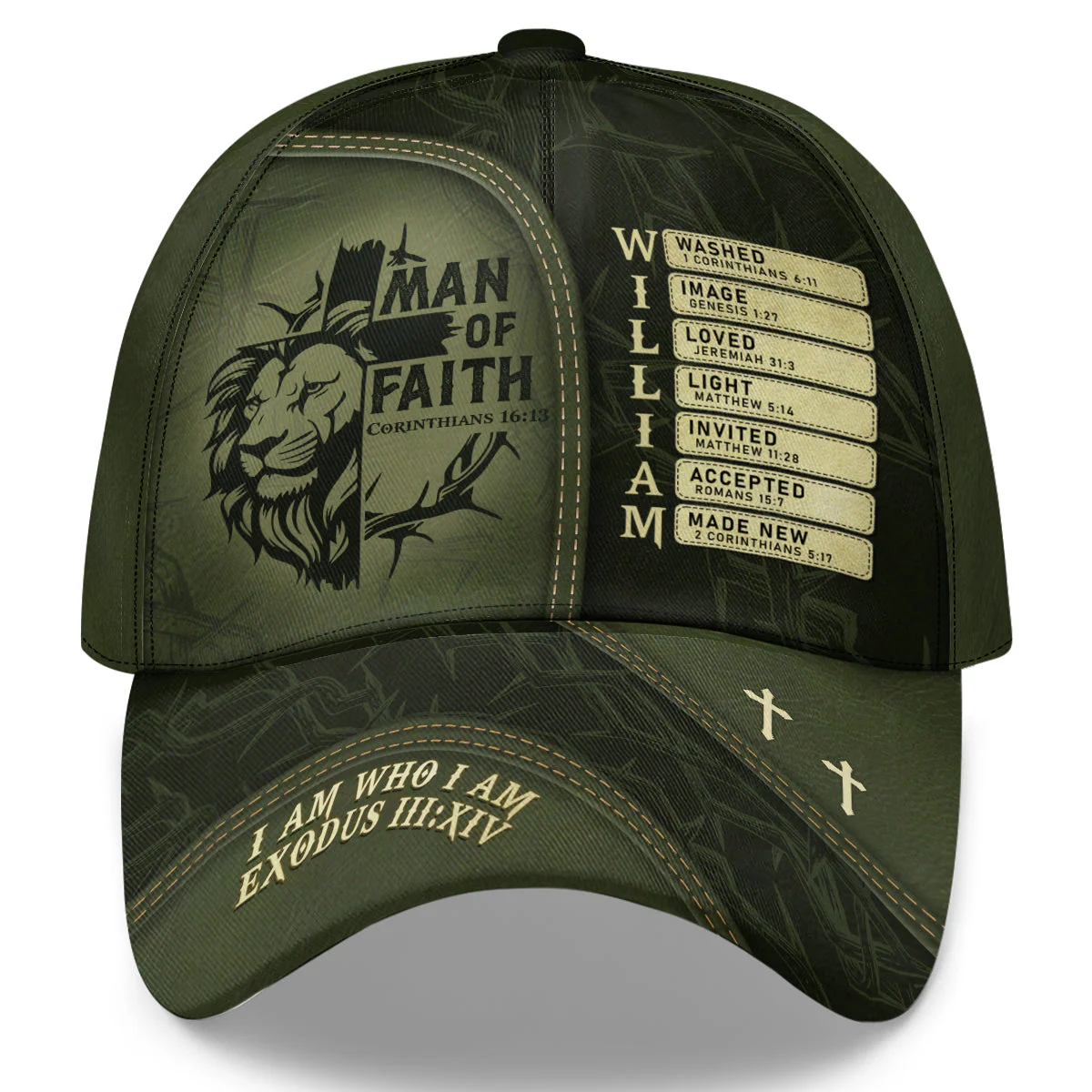 Man Of Faith - Personalized Classic Cap TD118