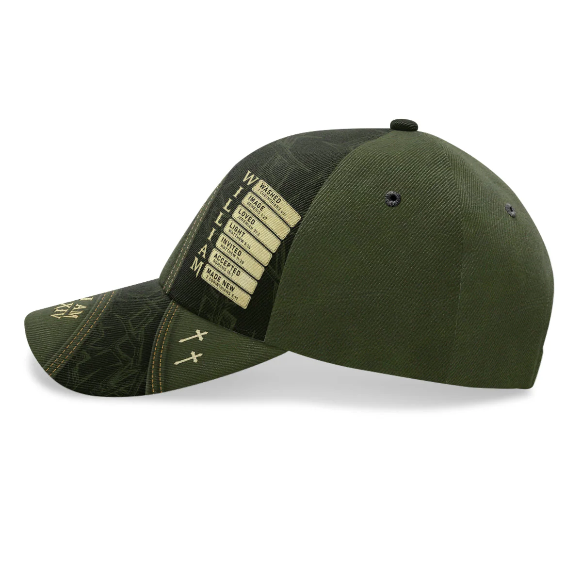 Man Of Faith - Personalized Classic Cap TD118 - Image 3
