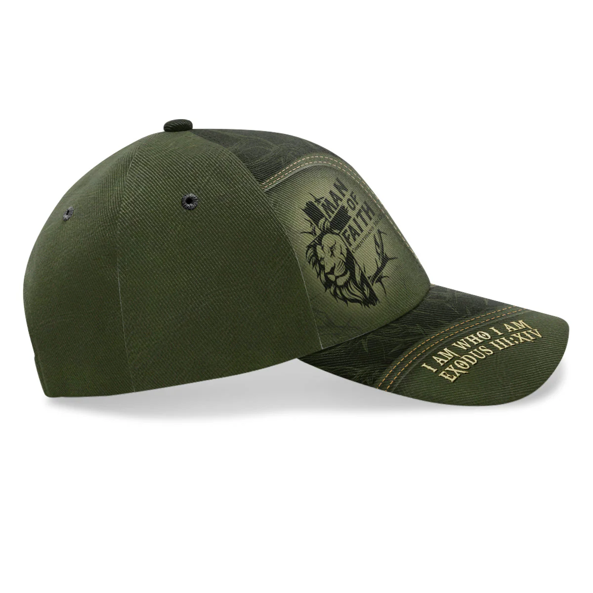 Man Of Faith - Personalized Classic Cap TD118 - Image 4